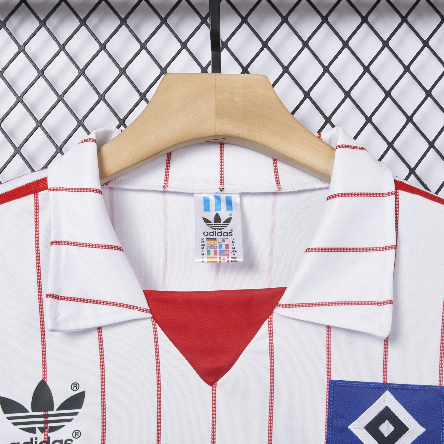 AlphaJersey-Retro Hamburger SV 1982-83 Home Long Sleeves Jersey