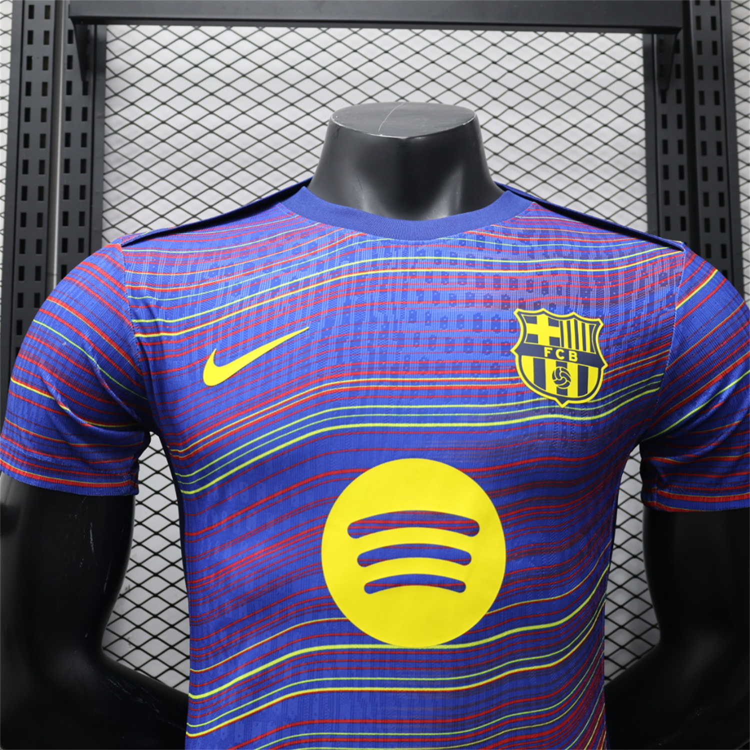 AlphaJersey-Barcelona 25-26 Purple Camouflage Pre-Match Jersey - Player Version