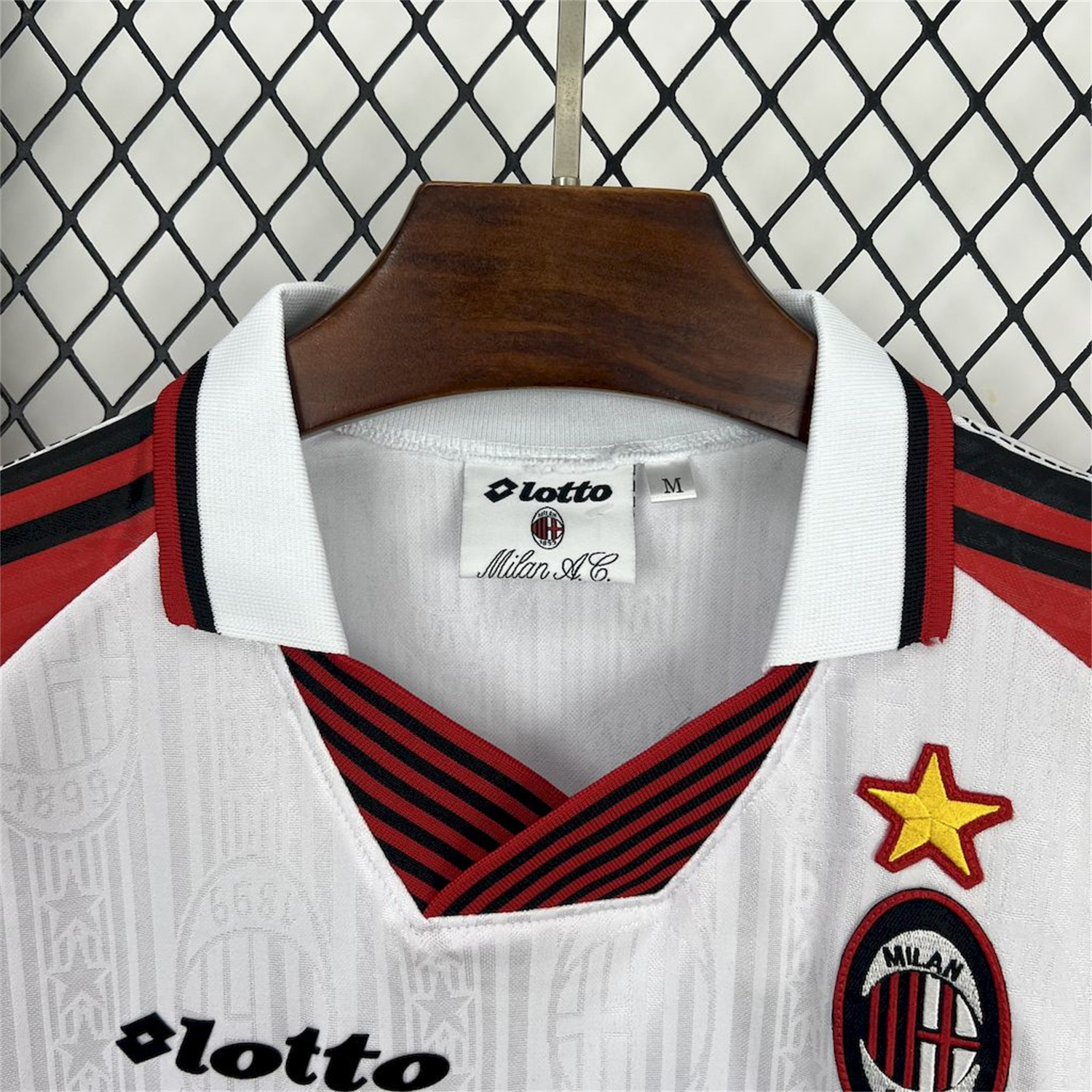 AlphaJersey-Retro AC Milan 1997-98 White Special Jersey