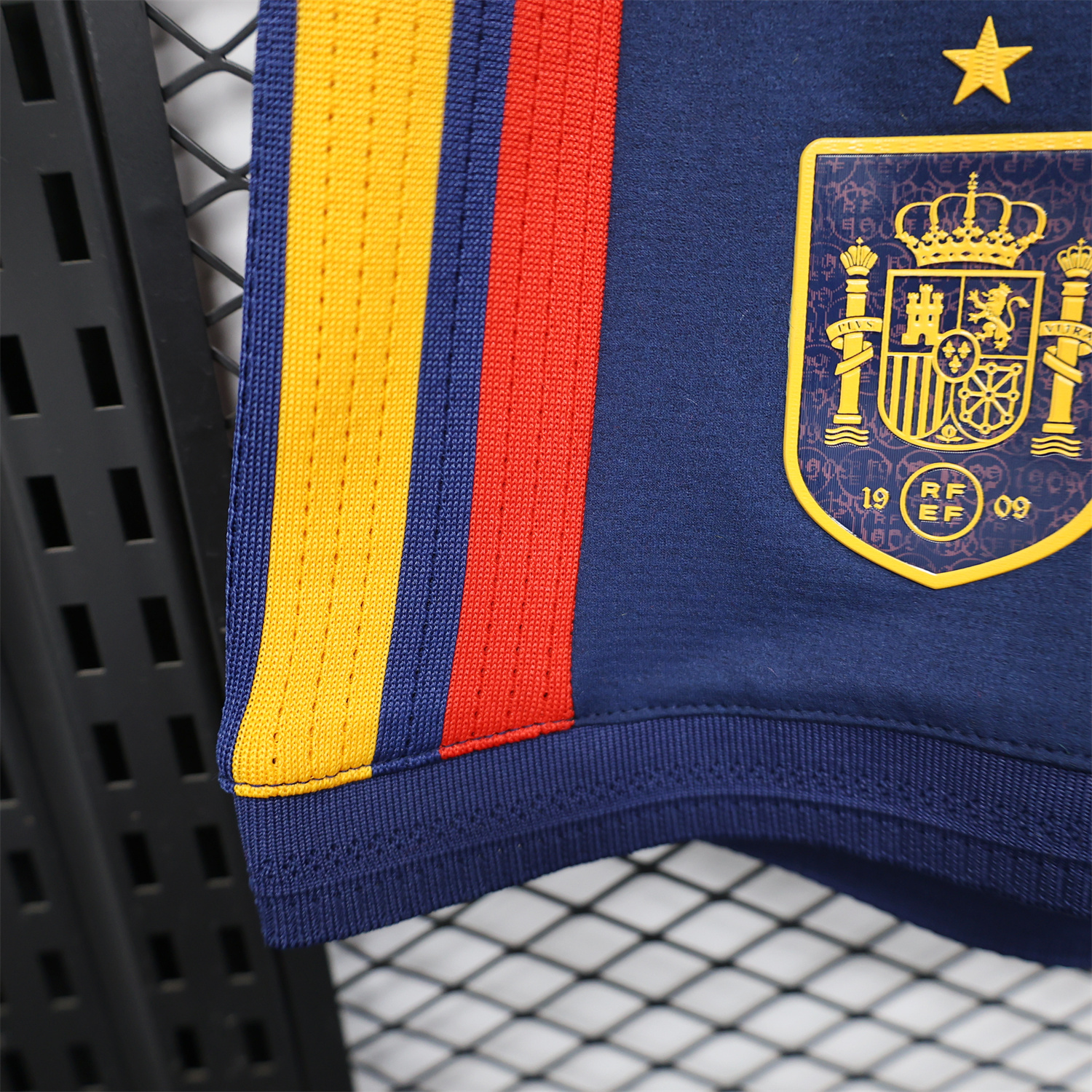 AlphaJersey-Spain 2026 Home Dark Blue Shorts - Player Version