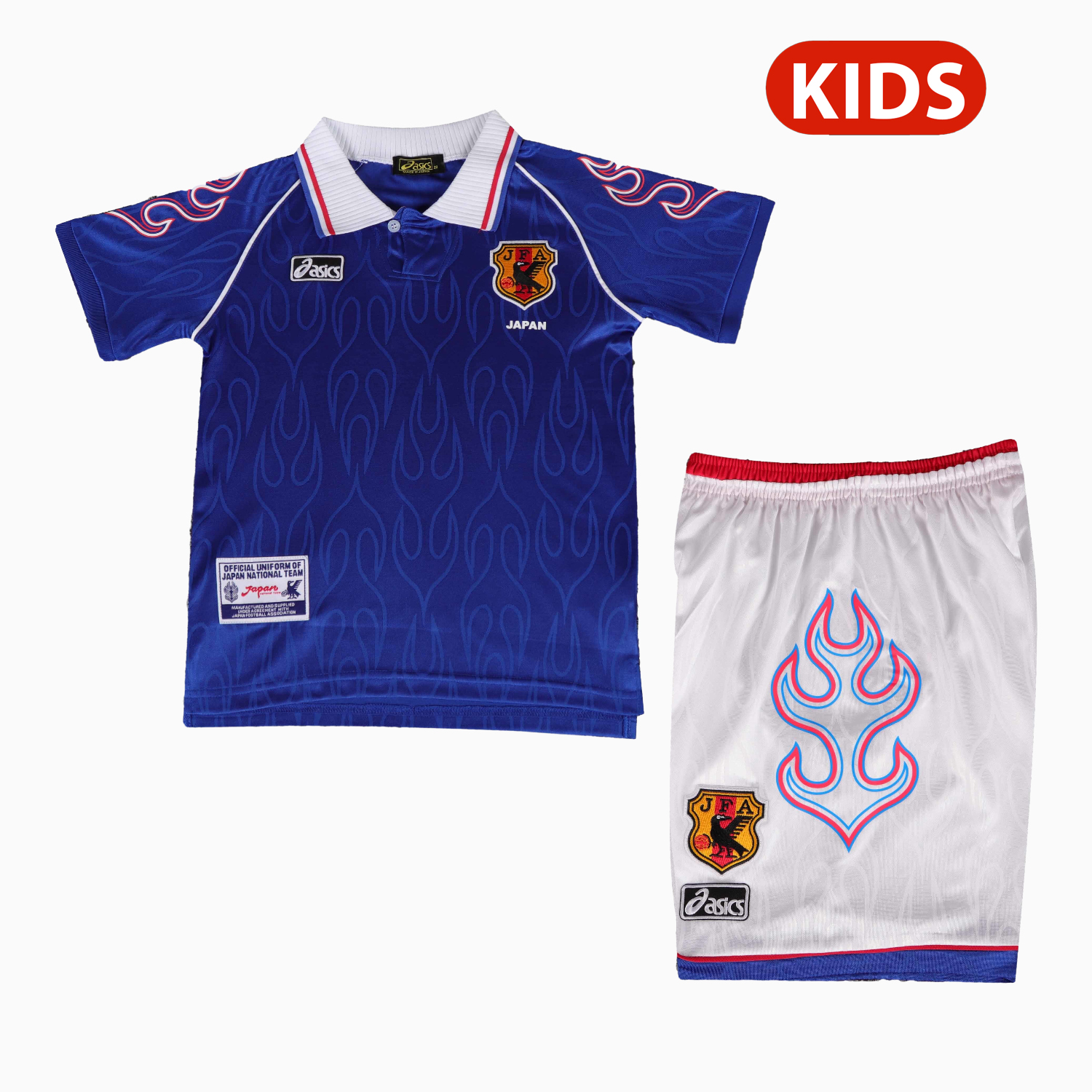AlphaJersey-Retro Japan 1998 Home Kids Kit