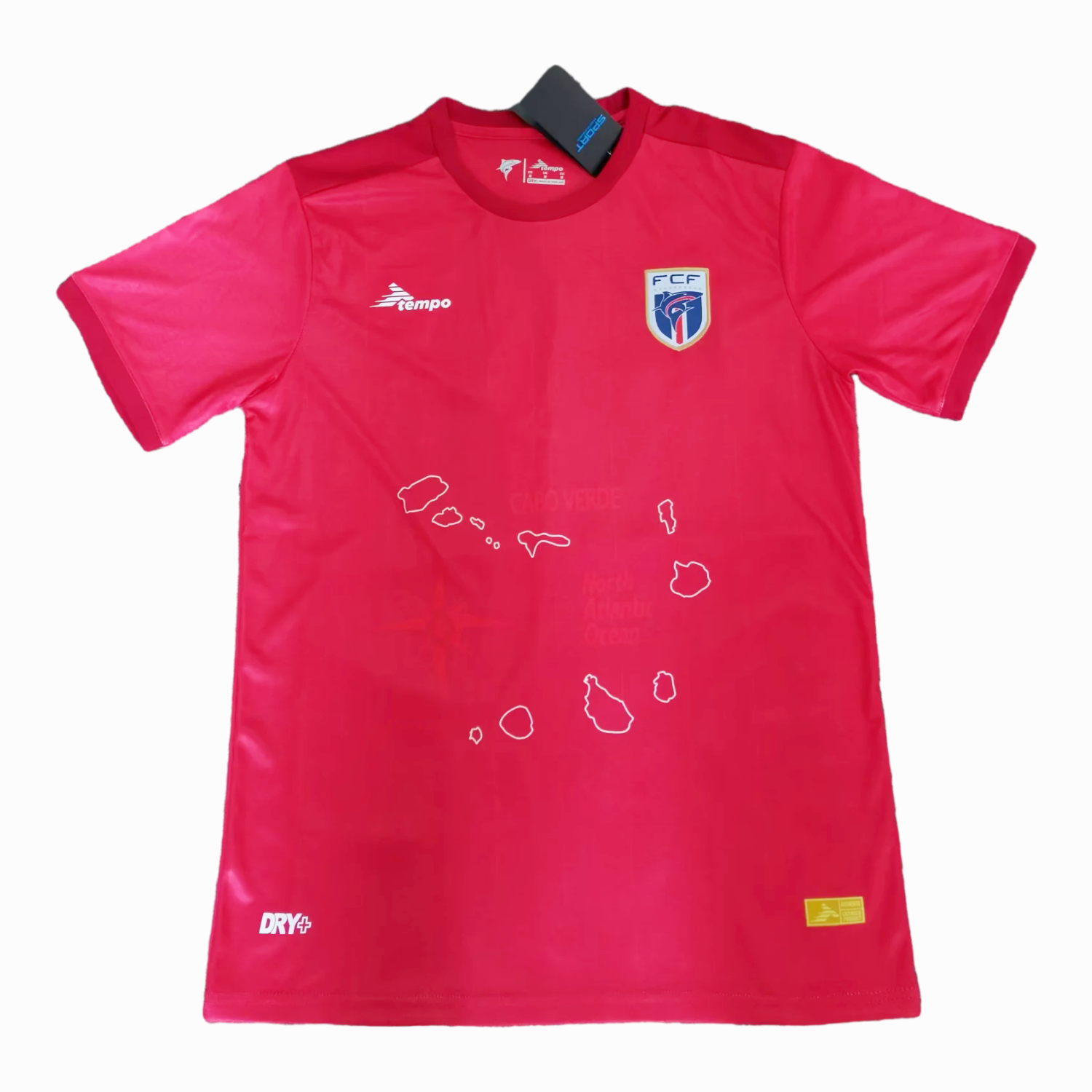 AlphaJersey-Cabo Verde 2026 Third Red Jersey - Fans Version