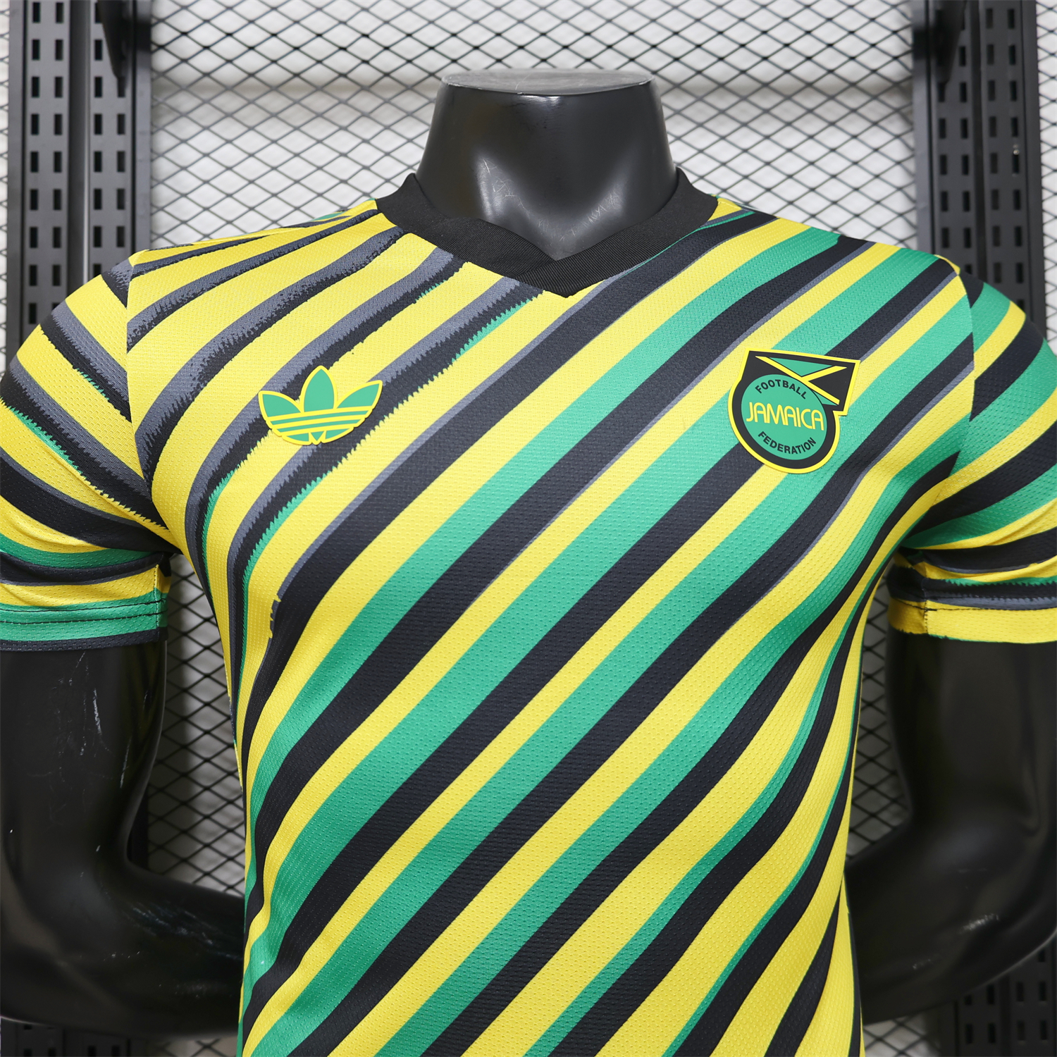 AlphaJersey-Jamaica 2026 Yellow-Green Twill Jersey - Player Version