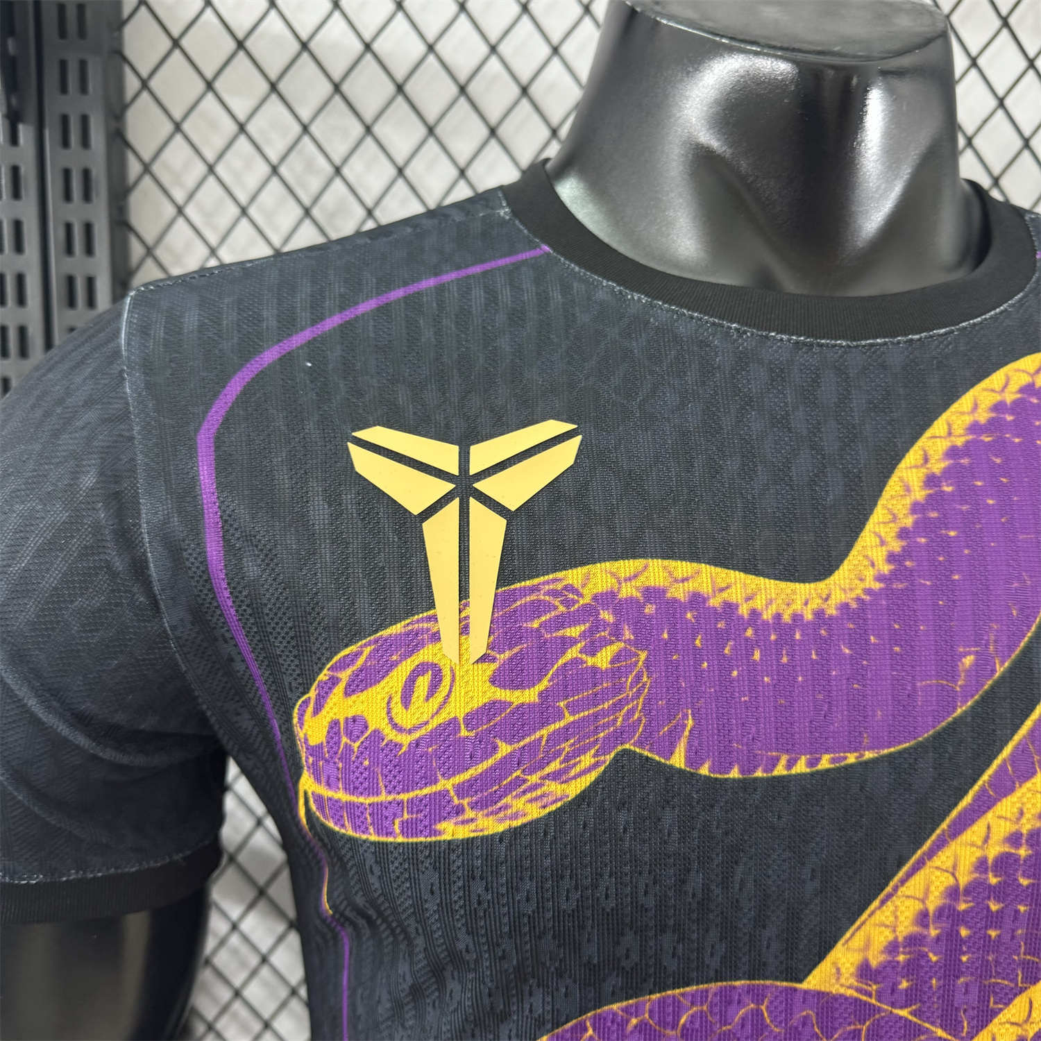 AlphaJersey-Barcelona 25-26 Purple Mamba Snake Black Special Jersey - Player Version