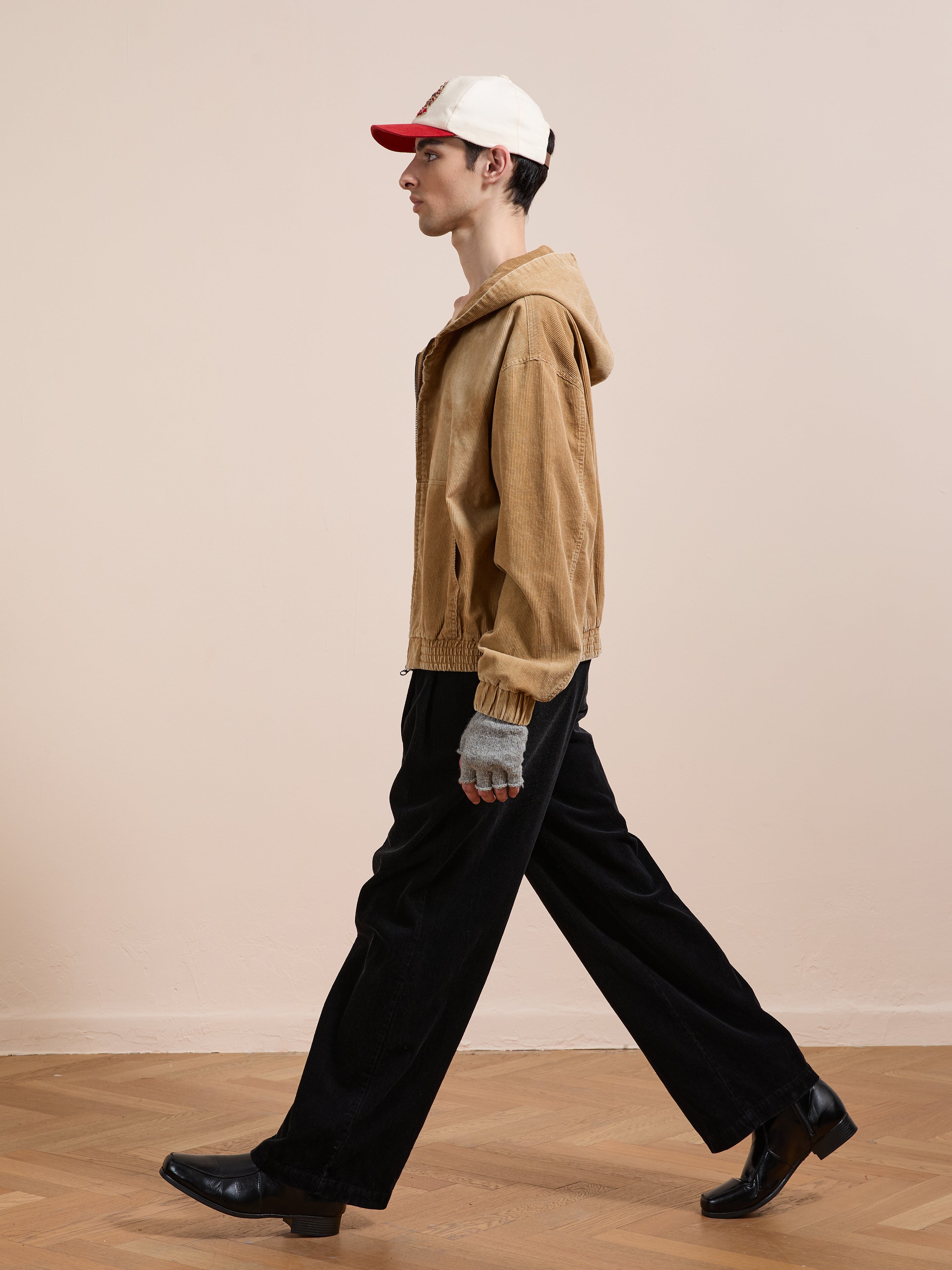 Corduroy Zip Up Hoodie | Modern Menswear by yycbvcnbmmnbm