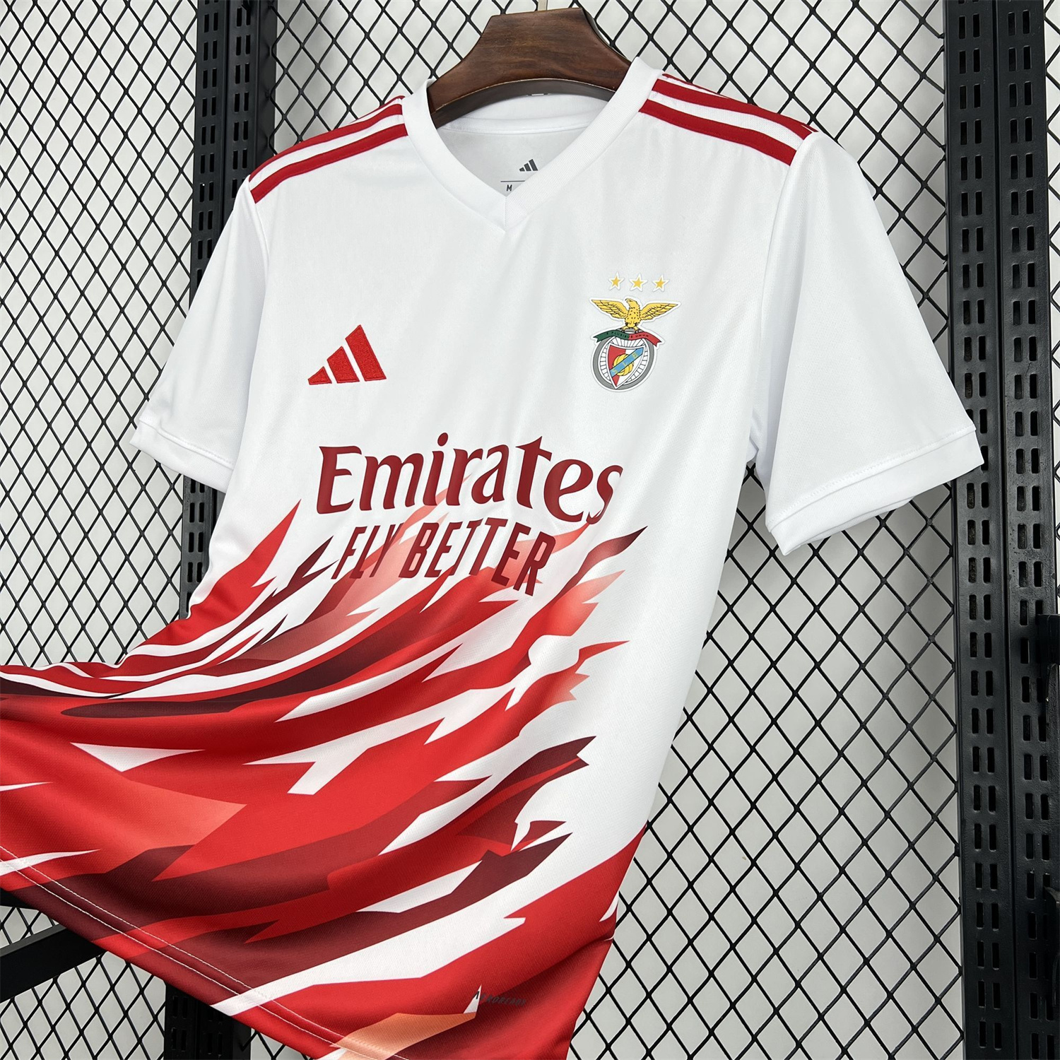 AlphaJersey-Benfica 25-26 Red And White Jersey - Fans Version