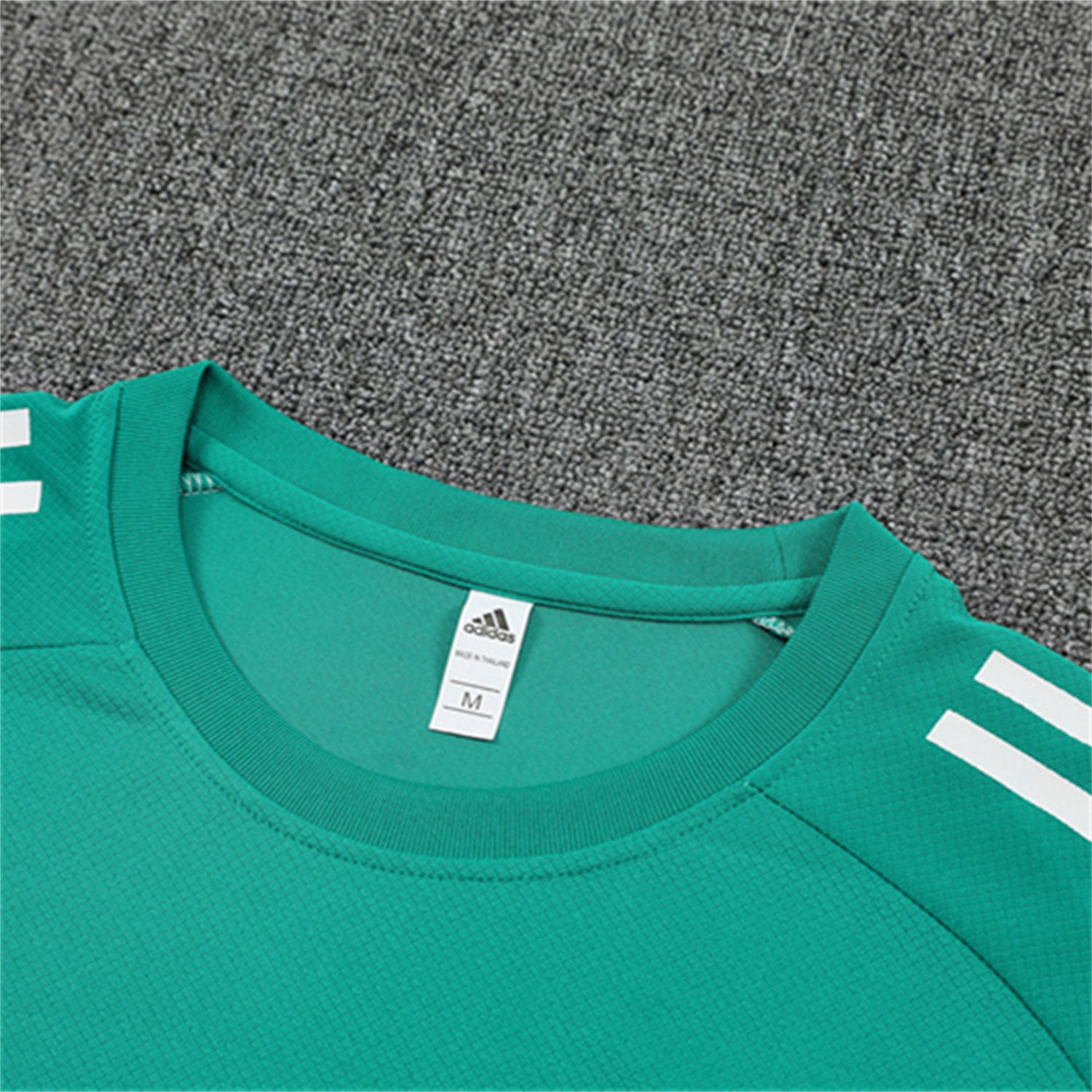 AlphaJersey-Liver.pool 25-26 Kids Short-Sleeve Training Set - Green Top & Black Shorts