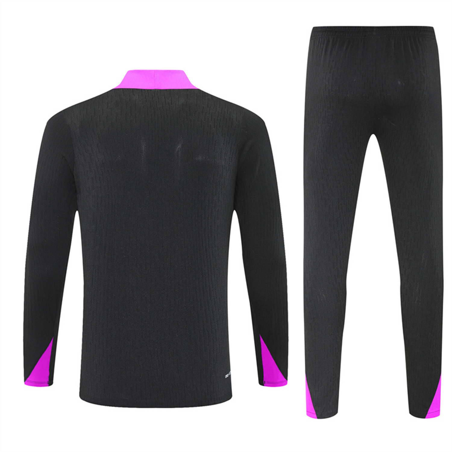 AlphaJersey-England 25-26 Long Sleeve Training Set - Player Version - Black Top and Pants