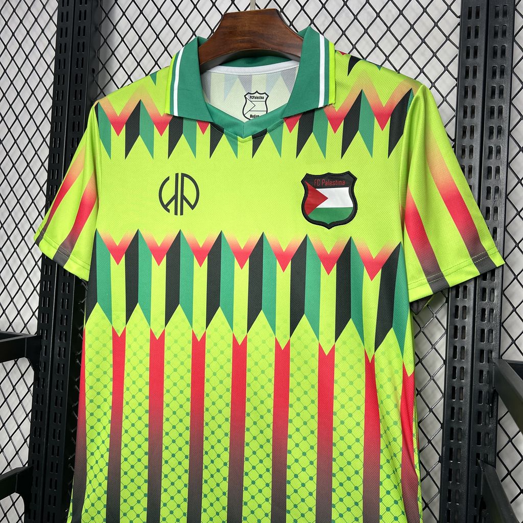AlphaJersey-Retro Club Deportivo Palestino X Hypepeace Green Throwback Jersey