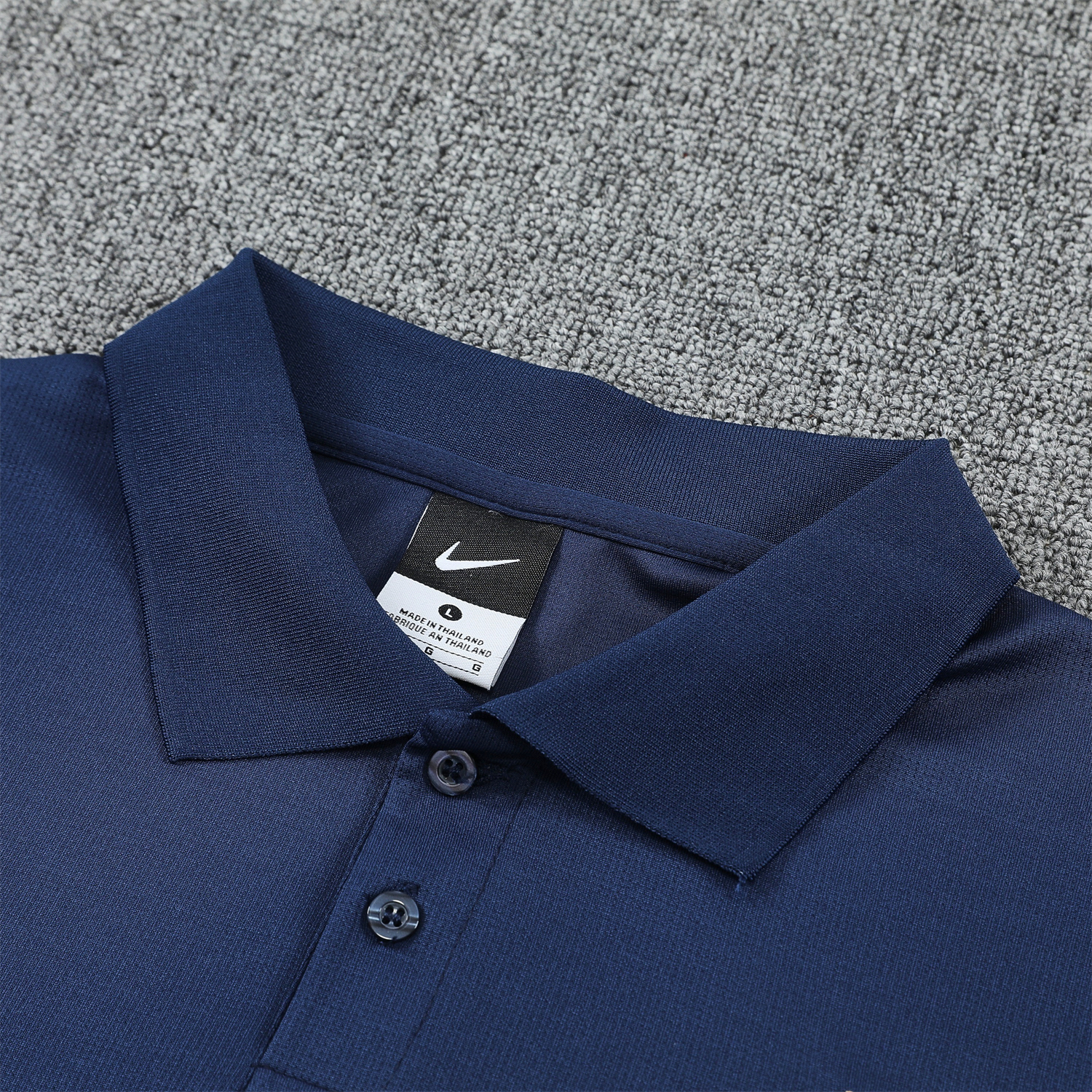 AlphaJersey-Paris Saint-Germain PSG 25-26 POLO Short-Sleeve Training Set - Dark Blue Top and Pants