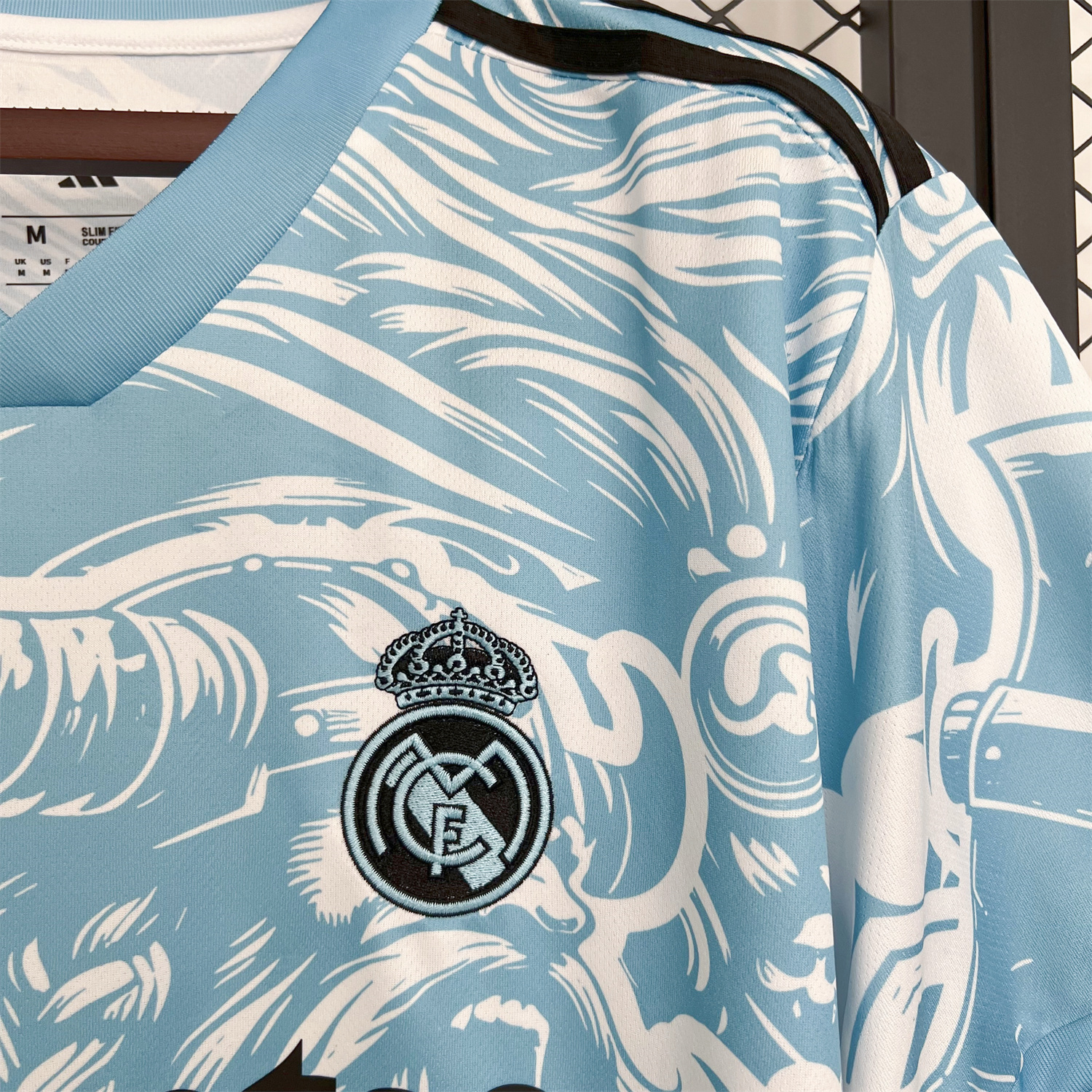 AlphaJersey-Real Madrid 25-26 Blue Viking Warrior Special Jersey - Fans Version