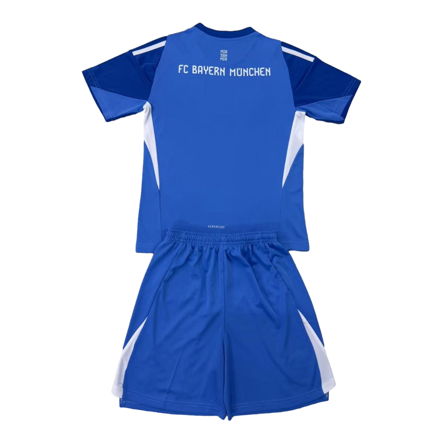 AlphaJersey-Bayern Munich 25-26 Blue Goalkeeper Kids Kit
