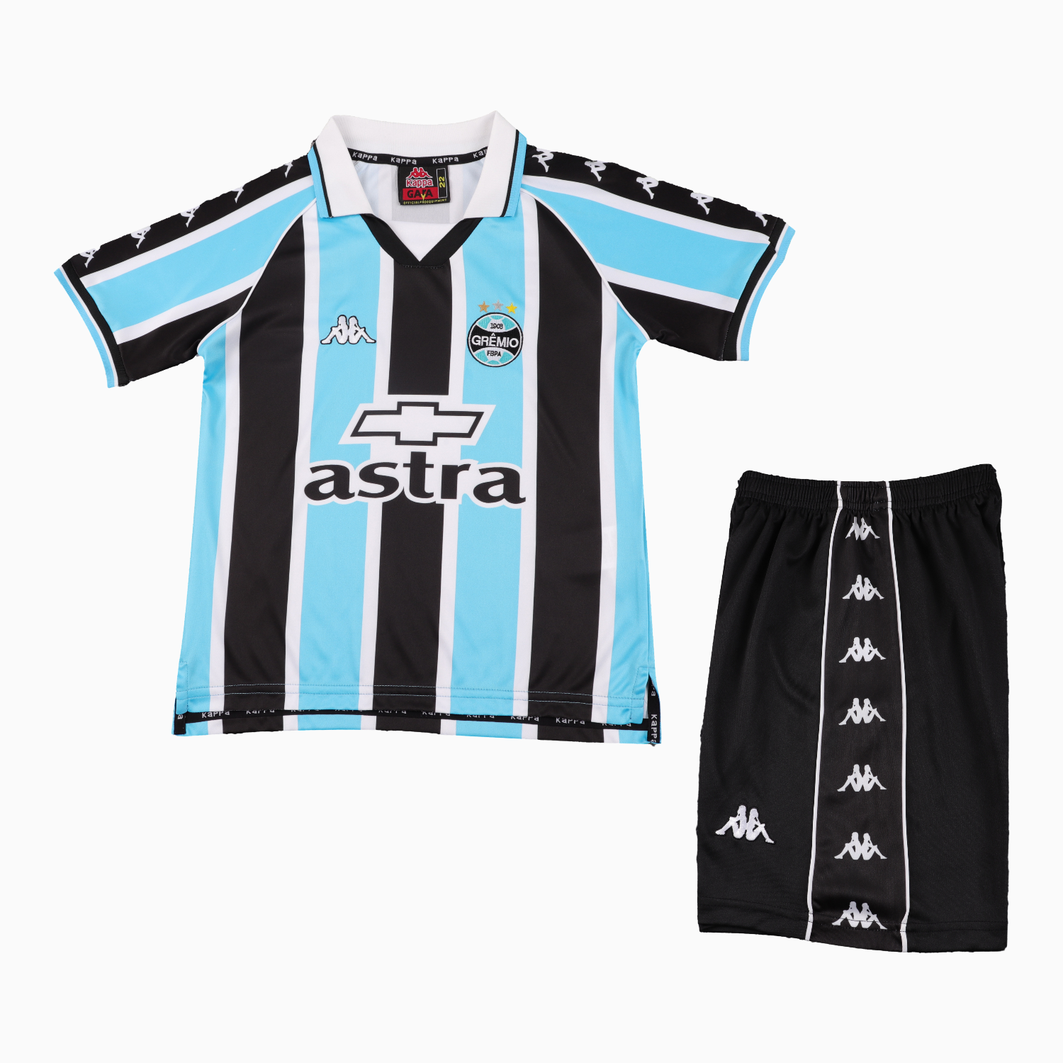 AlphaJersey-Retro Gremio 2000 Home Kids Kit