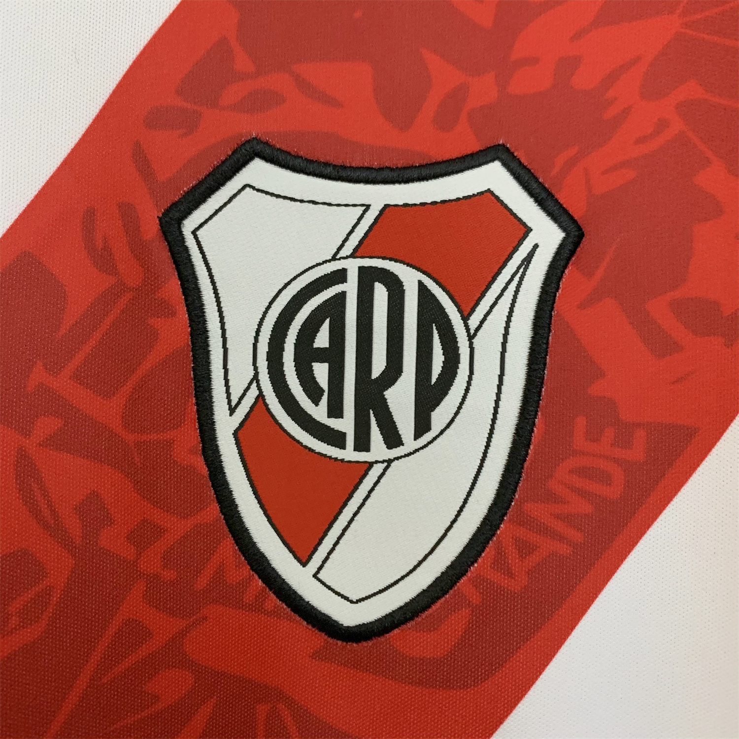 AlphaJersey-Retro River Plate 2013-14 Home Long Sleeves Jersey