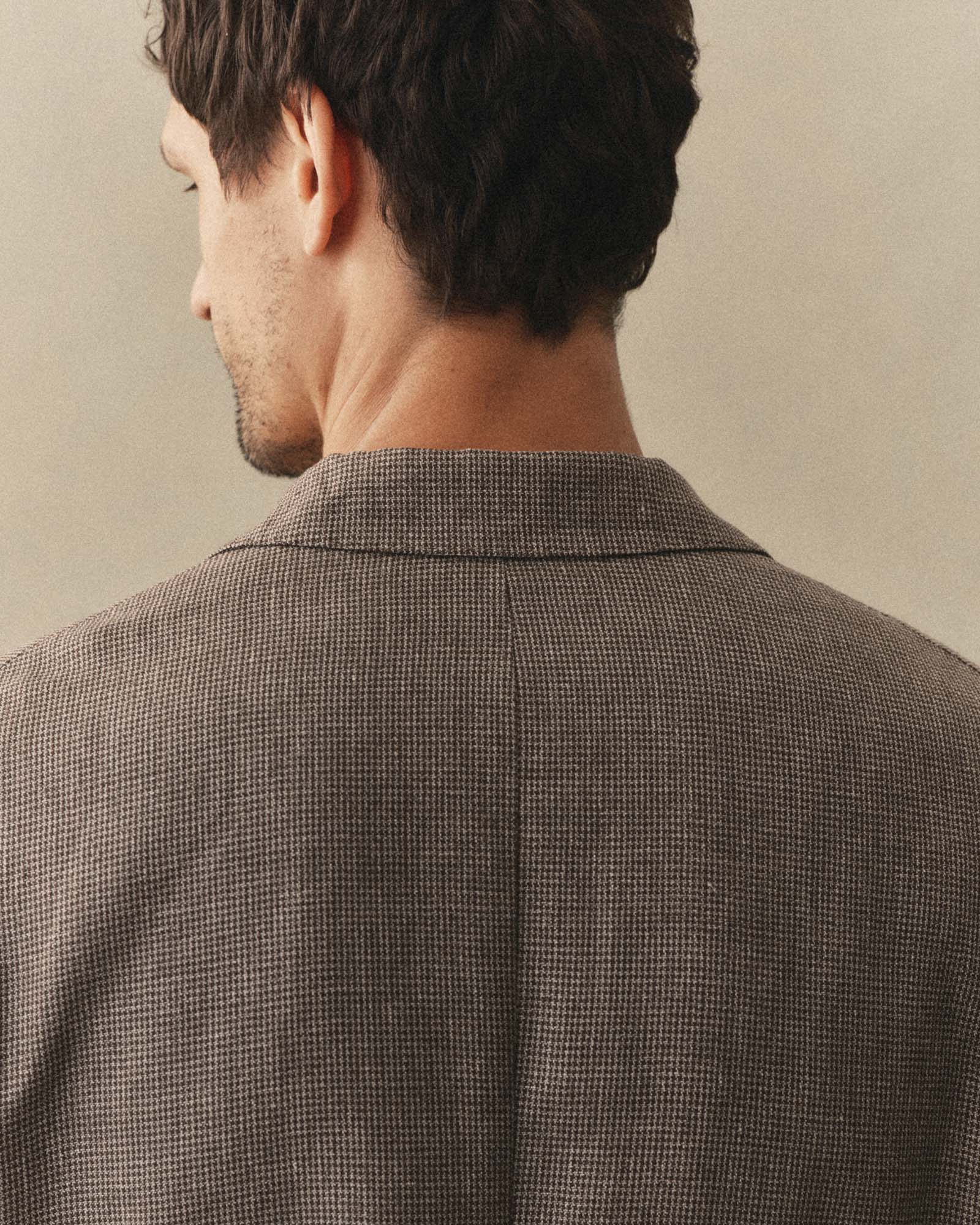 The Stevens Sportcoat in Morel Micro Check | Modern Menswear by yycbvcnbmmnbm