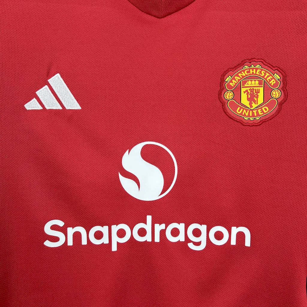 AlphaJersey-Manchester United 25-26 Home Kids Kit