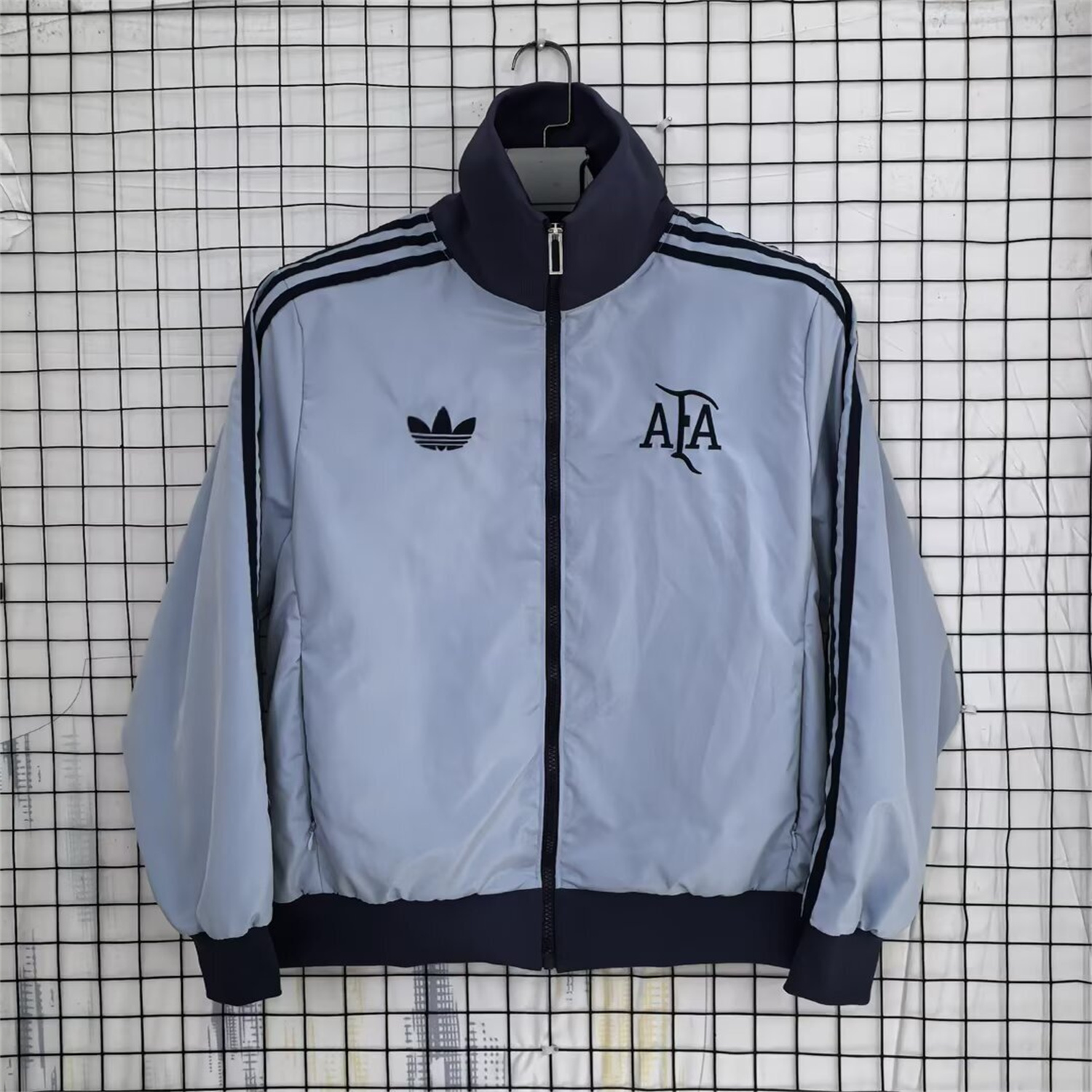 AlphaJersey-Argentina 25-26 Training Windbreaker Jacket - Grey