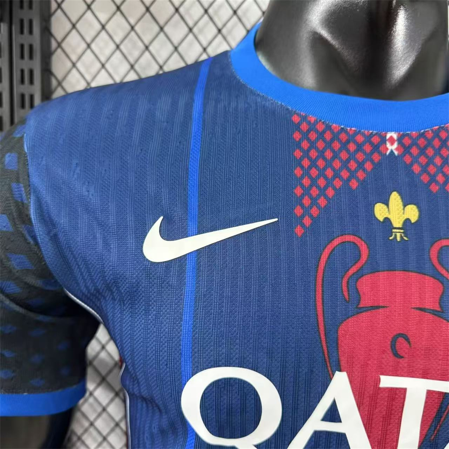 AlphaJersey-Paris Saint-Germain PSG 25-26 Champion Blue Special Edition Jersey With Star - Player Version
