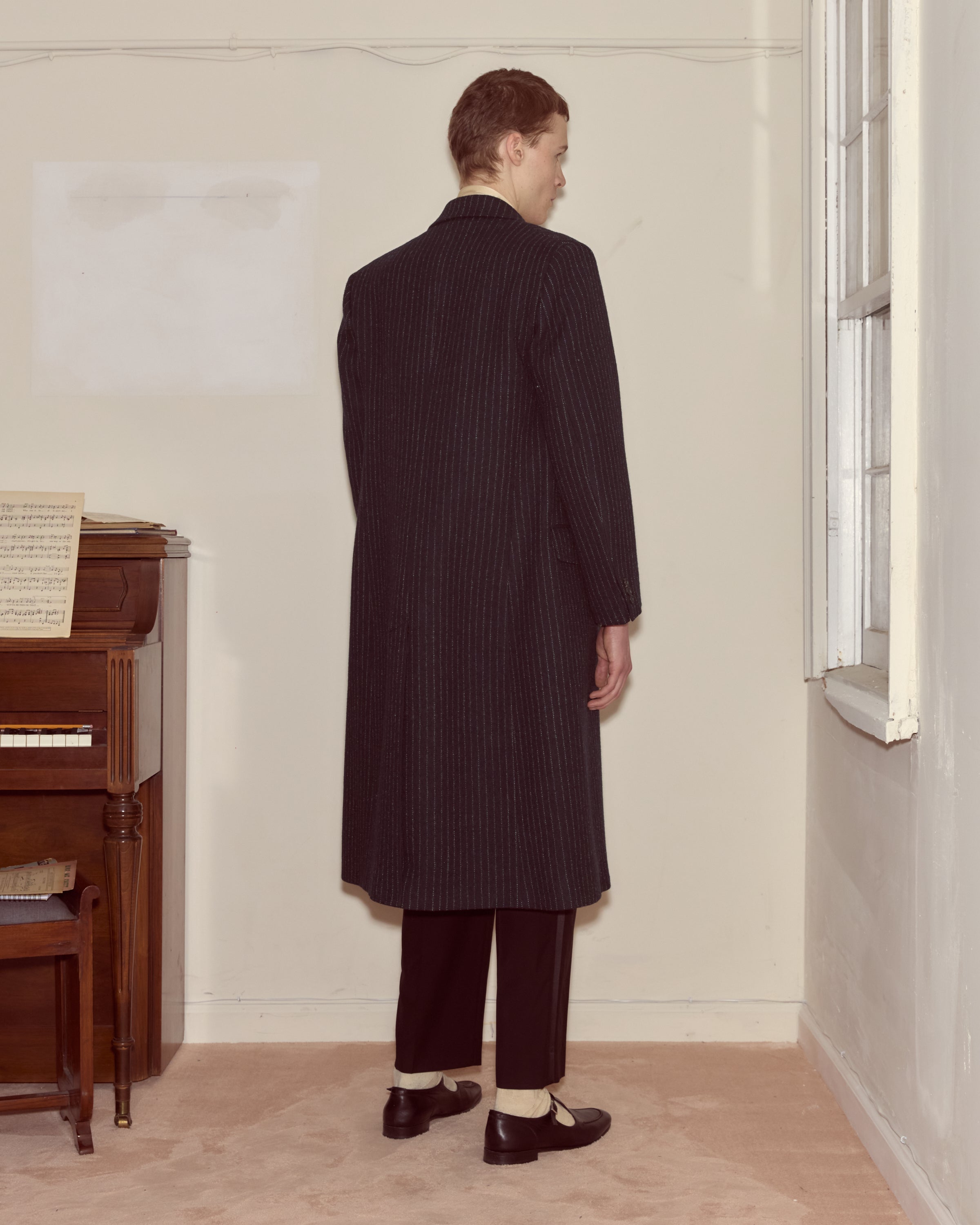 Waldorf Pinstripe Coat | Modern Menswear by yycbvcnbmmnbm