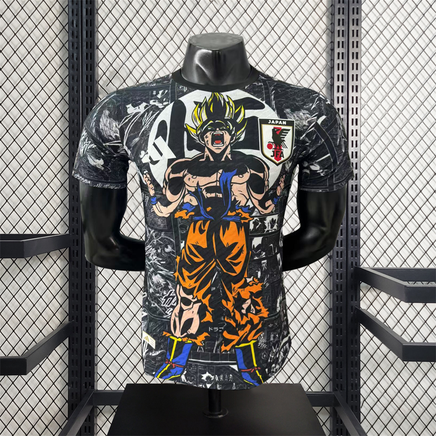 AlphaJersey-Japan 25-26 Muscle Saiyan Black Special Jersey - Player Version