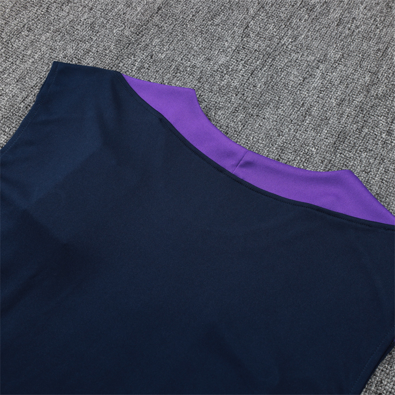 AlphaJersey-Corinthians 25-26 Vest Training Set - Deep Blue Black Vest and Shorts