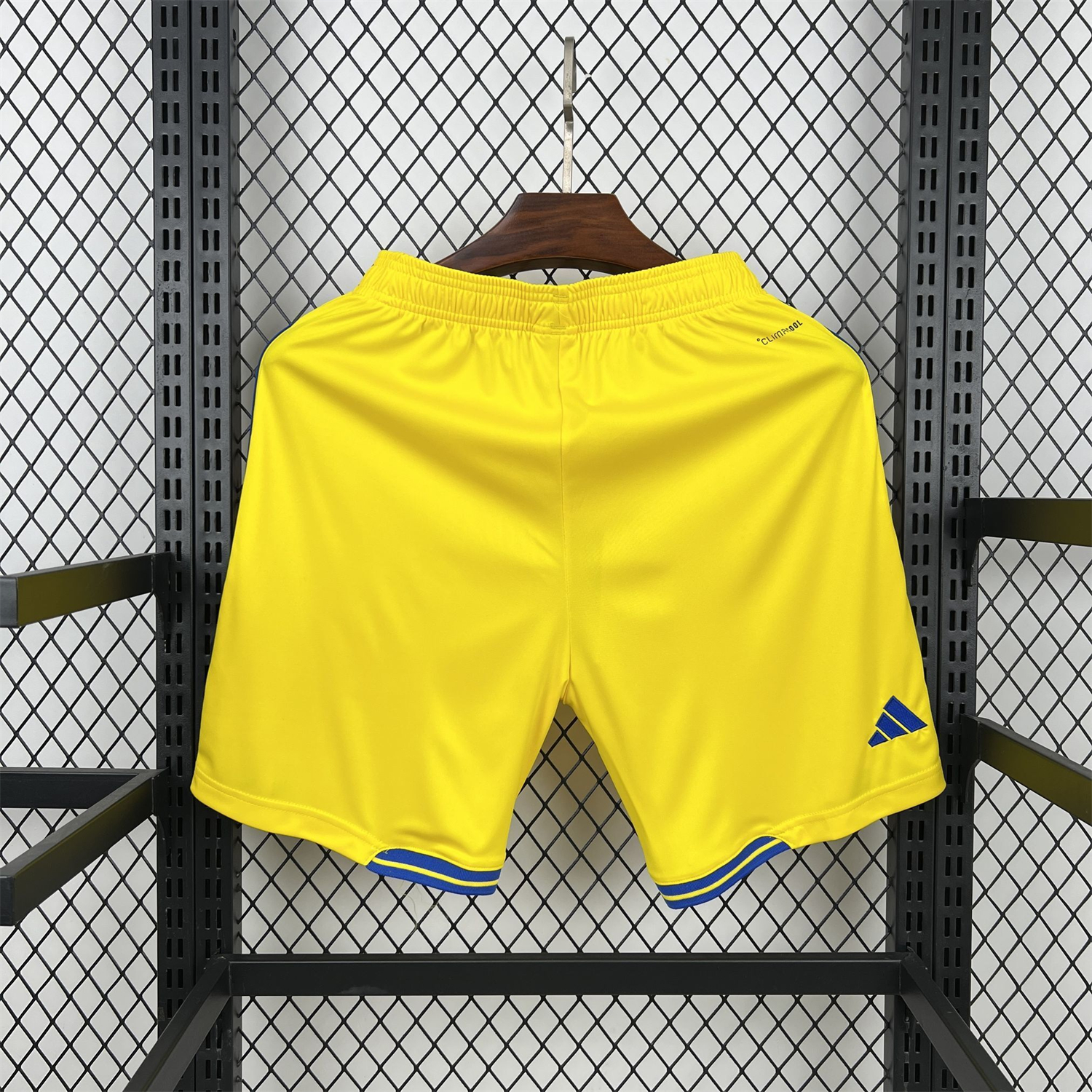 AlphaJersey-Sweden 2026 Yellow Shorts - Fans Version