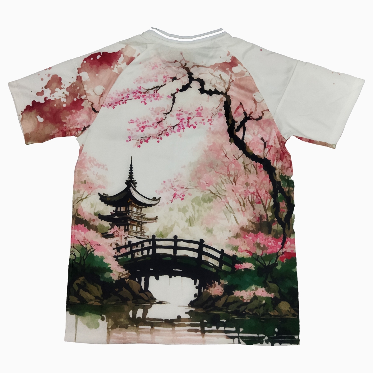 AlphaJersey-Japan 2024 Sakura Tree Special Edition White Jersey - Fans Version