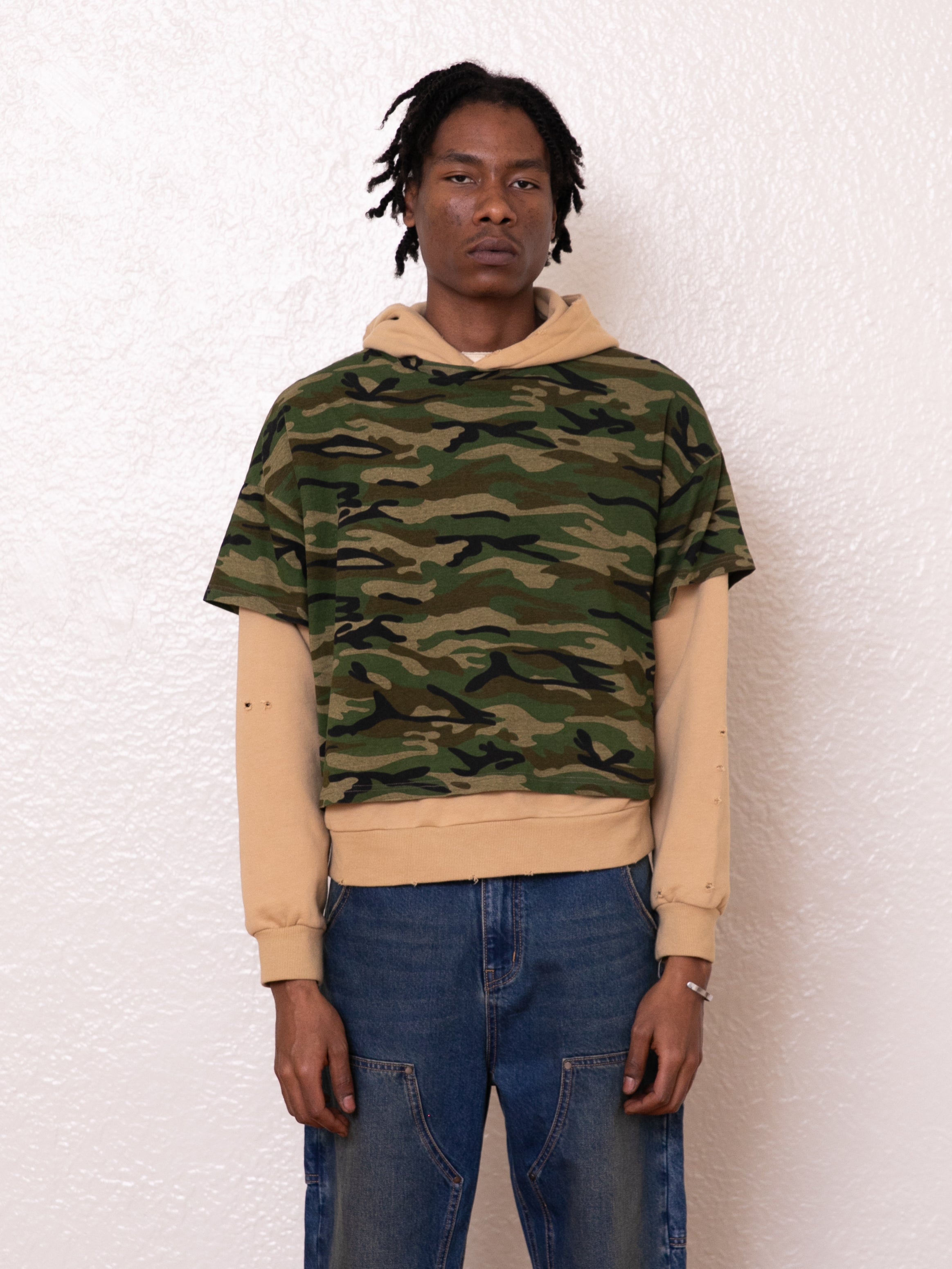 Double Layer Hoodie | Modern Menswear by yycbvcnbmmnbm