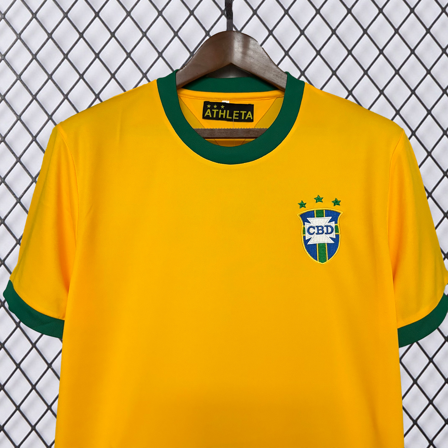 AlphaJersey-Retro Brazil 1971 Home Jersey