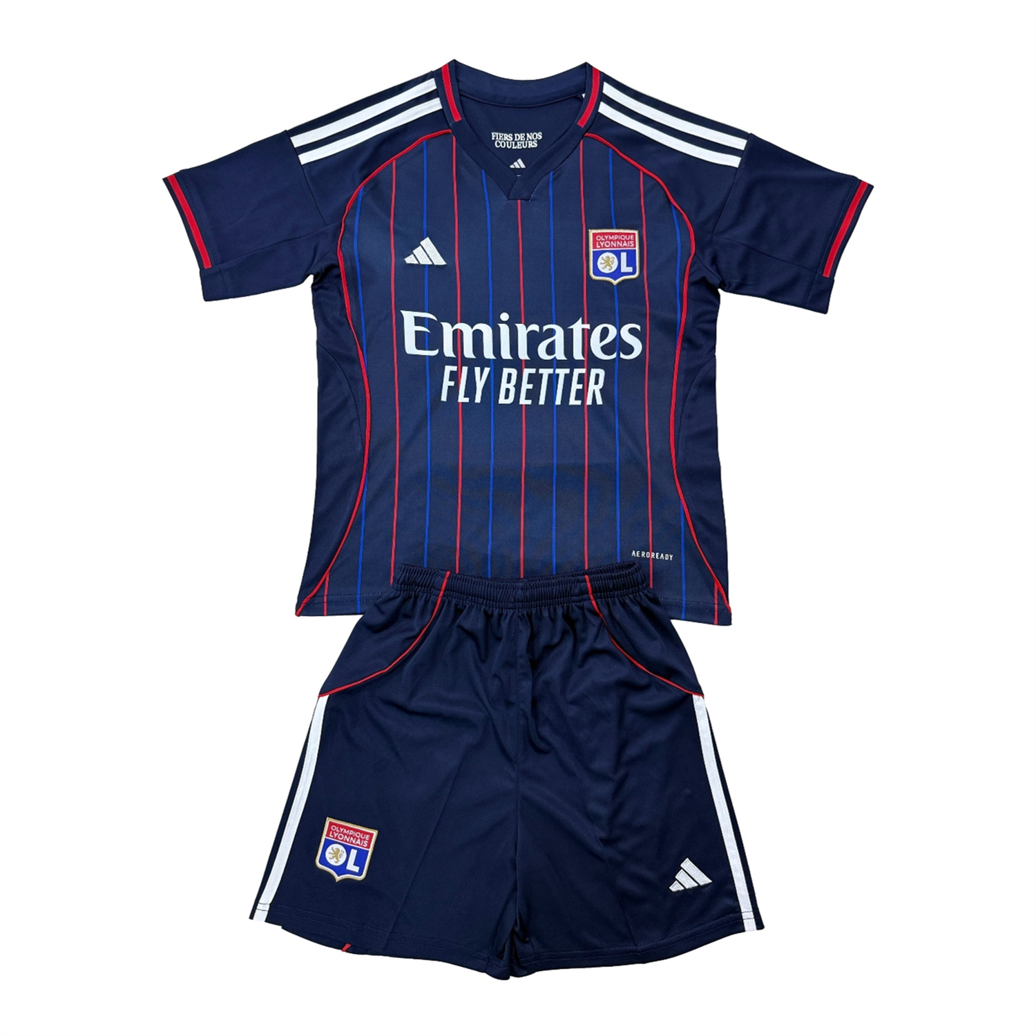AlphaJersey-Lyon 25-26 Away Men's Adult Jersey Set - Fans Version