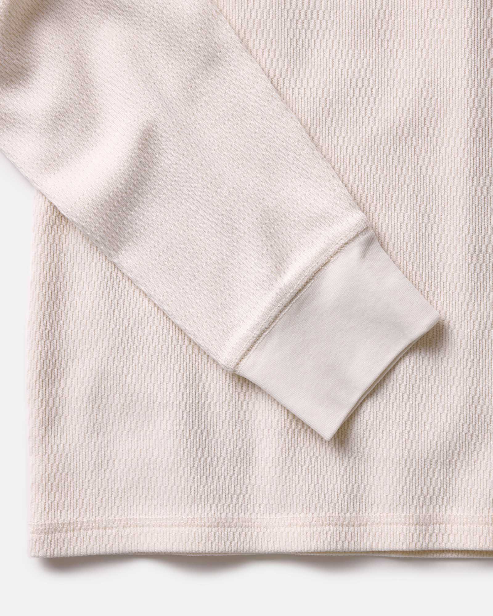 The Organic Cotton Crew in Vintage White Waffle | Modern Menswear by yycbvcnbmmnbm
