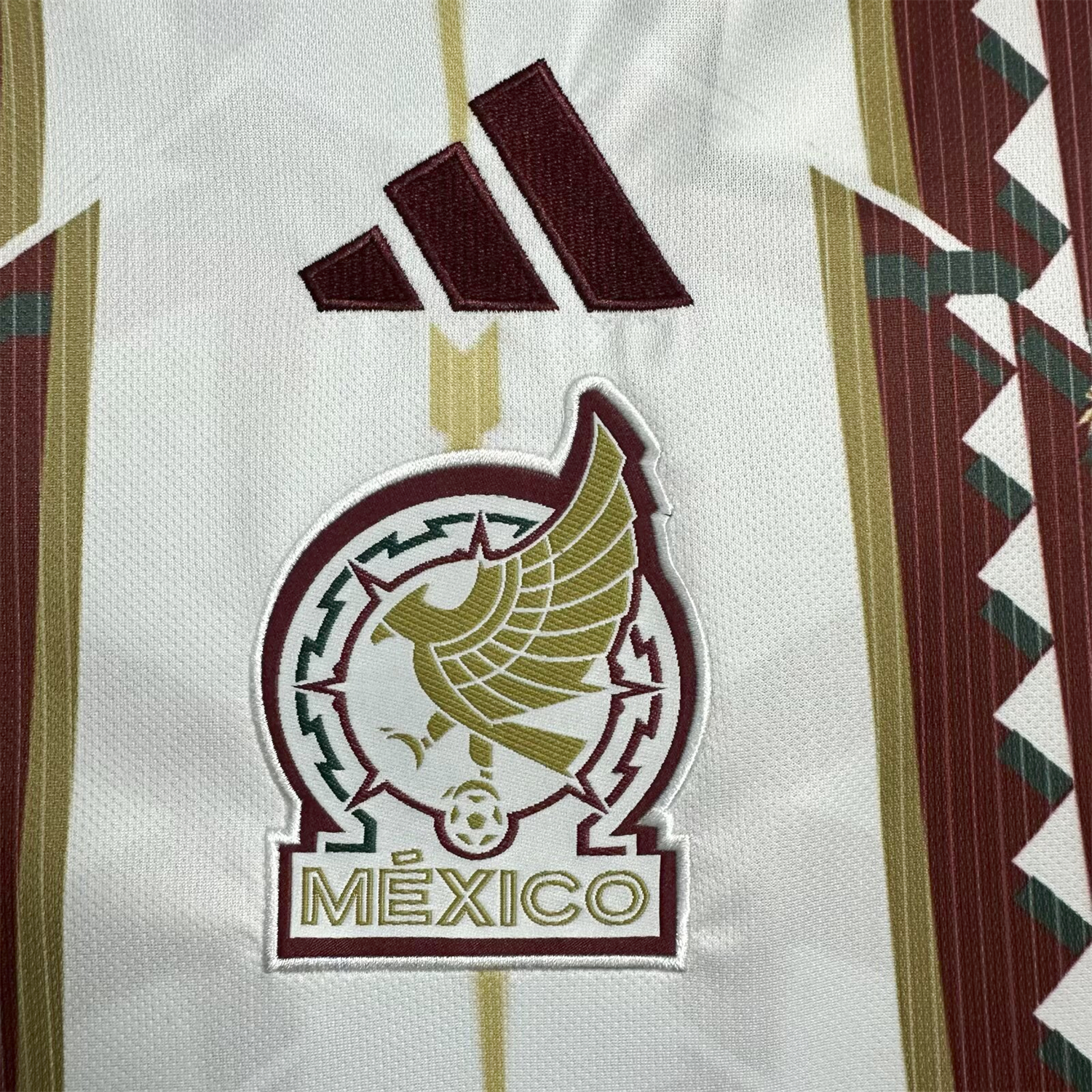 AlphaJersey-Mexico 2026 Thorn Pattern White Special Jersey - Fans Version