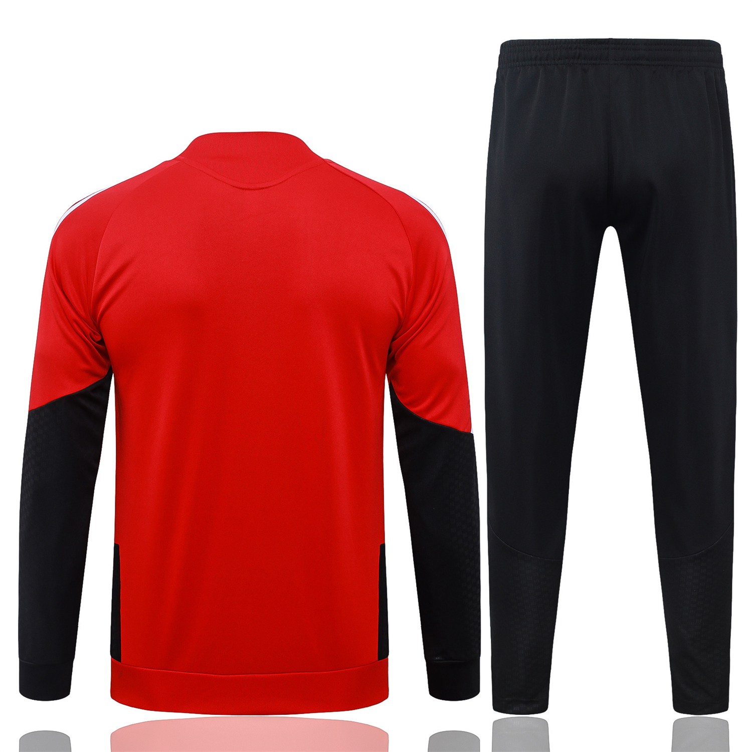 AlphaJersey-Arsenal 26-27 Jacket Training Tracksuit - Red Jackets & Black Pants