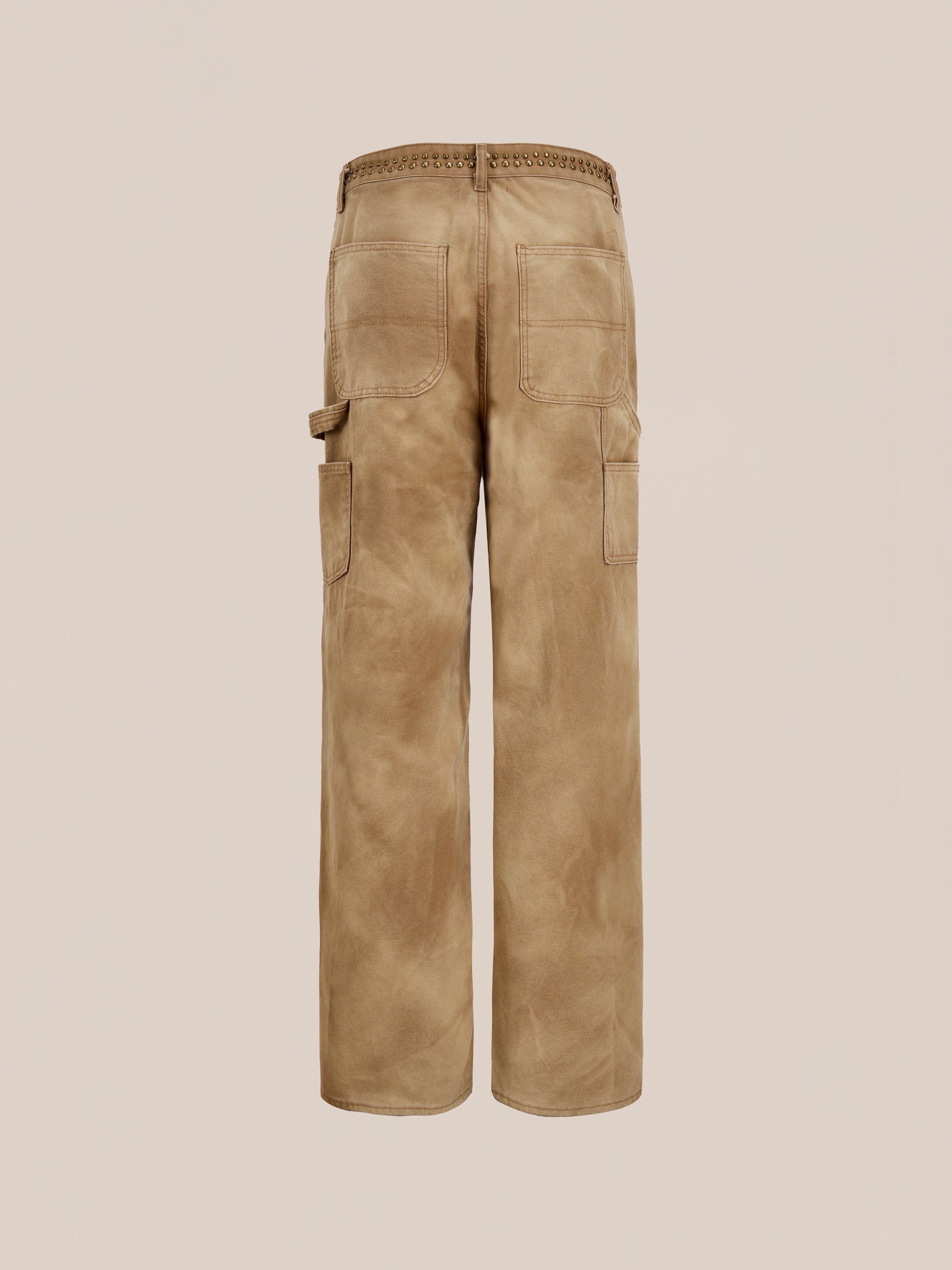 Canvas Studded Work Pants | Modern Menswear by yycbvcnbmmnbm