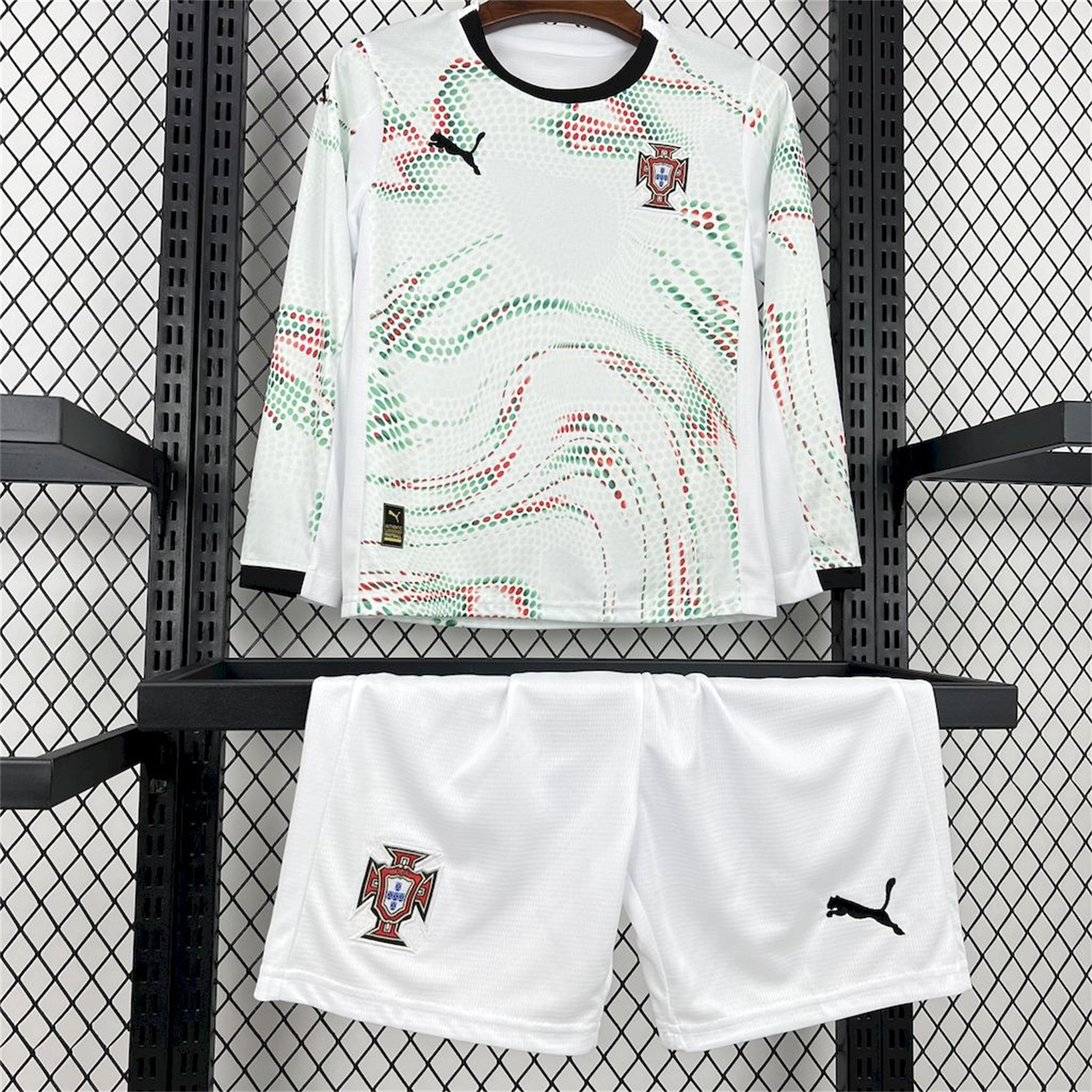 AlphaJersey-Portugal 2025-26 Away Long Sleeves Kids Kit