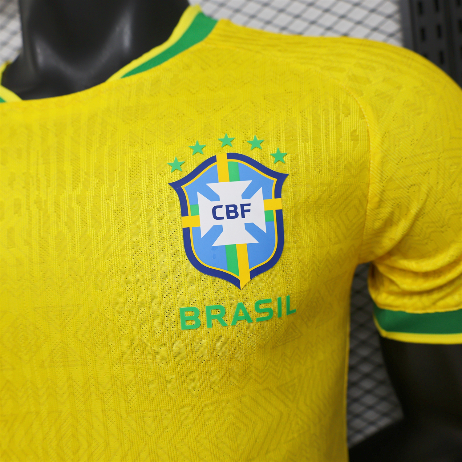 AlphaJersey-Brazil 2026 Green Edge Yellow Special Jersey - Player Version