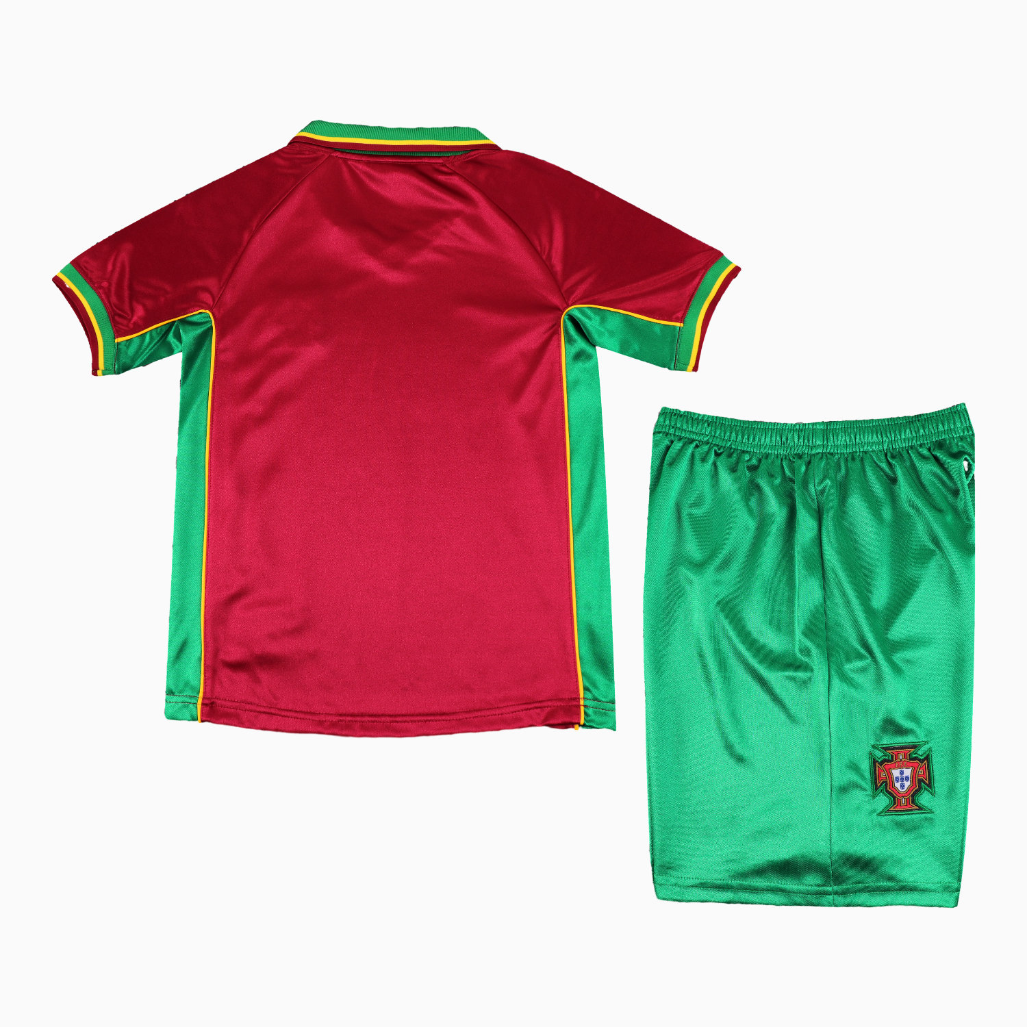 AlphaJersey-Retro Portugal 1998 Home Kids Kit