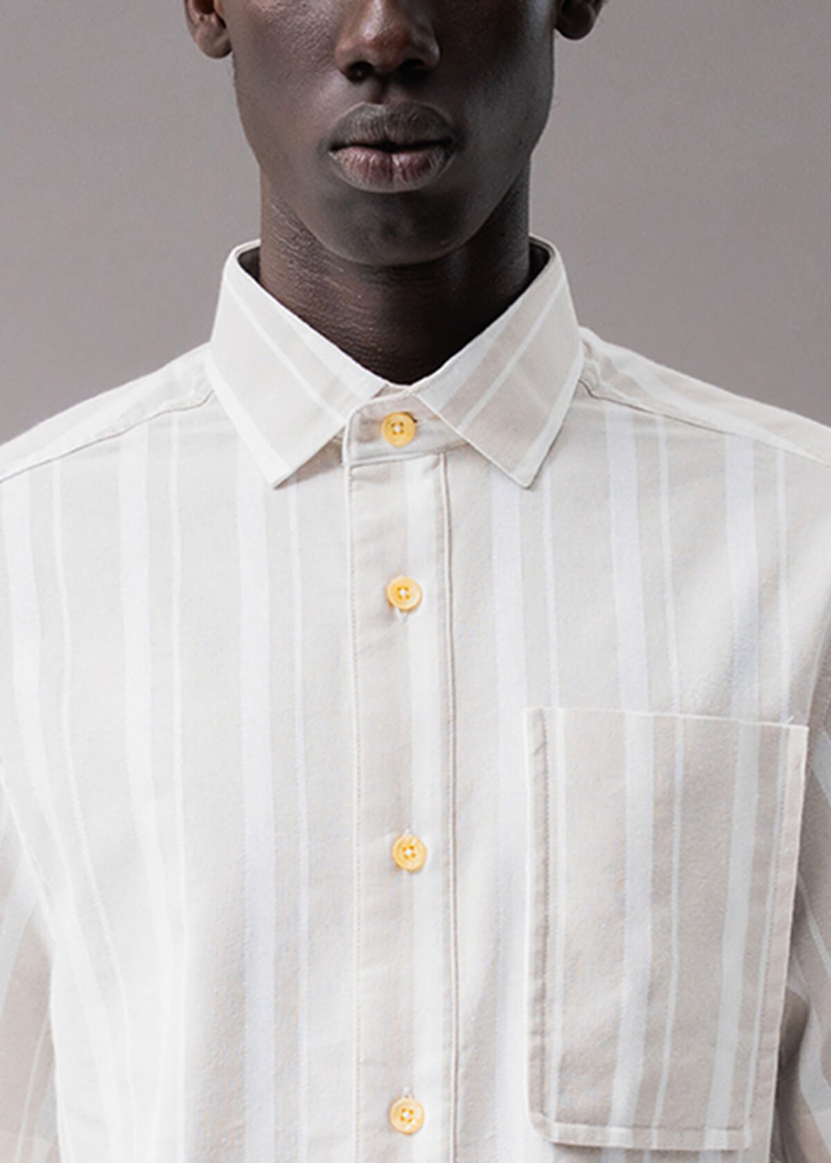 Chevron Stripe Cream | Modern Menswear by yycbvcnbmmnbm