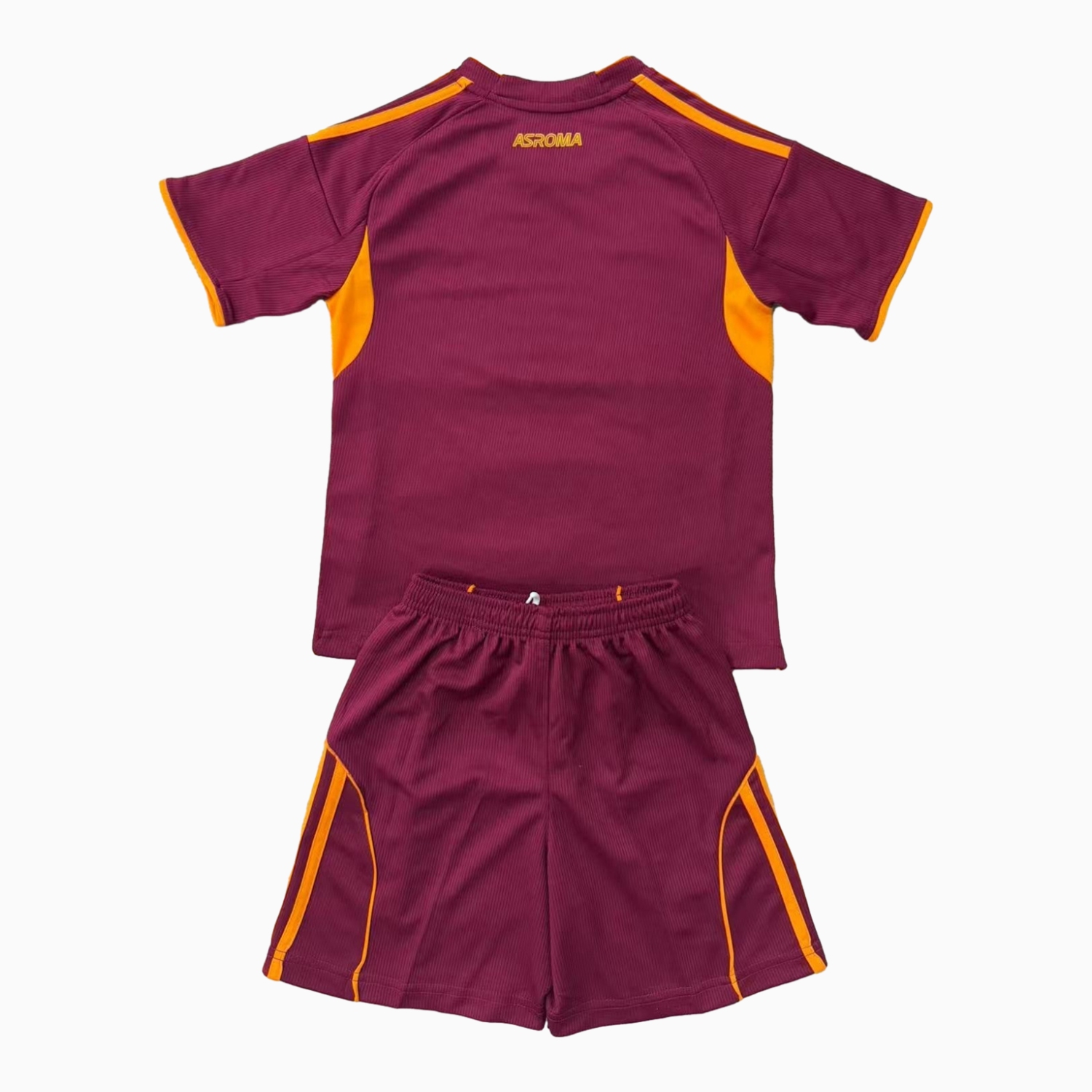 AlphaJersey-AS Roma 25-26 Home Unsponsored Men's Adult Jersey Set - Fans Version