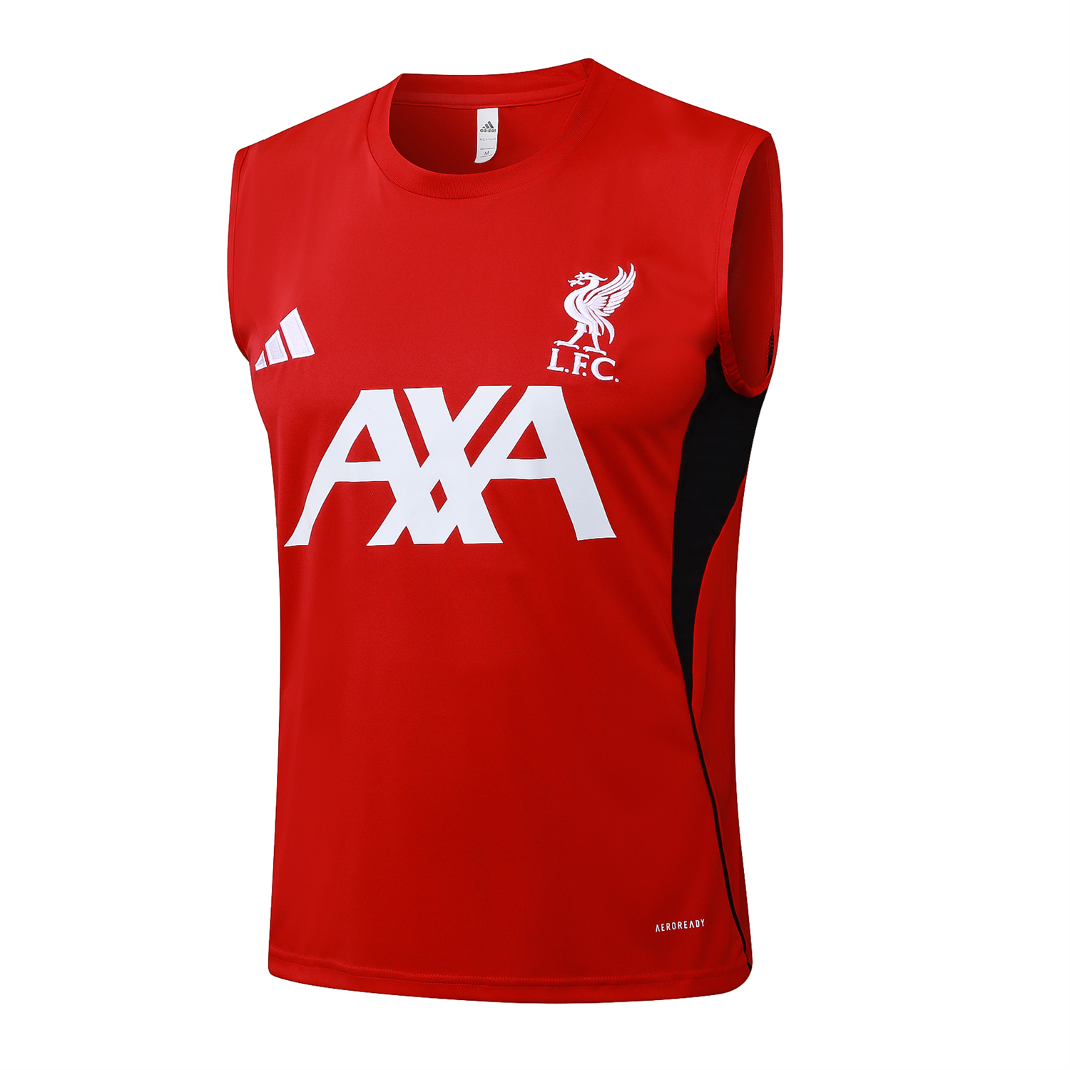 AlphaJersey-Liver.pool 25-26 Vest Training Set - Red Vest & Black Shorts