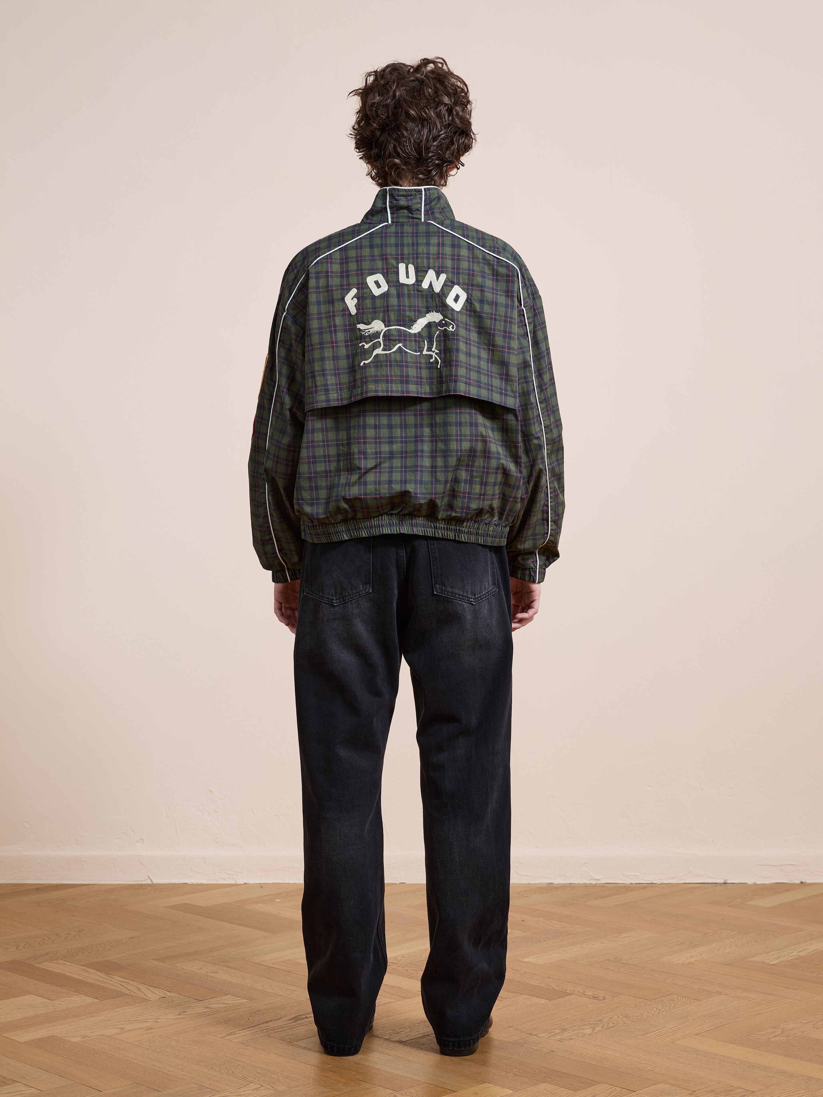 Forest Plaid Track Jacket | Modern Menswear by yycbvcnbmmnbm