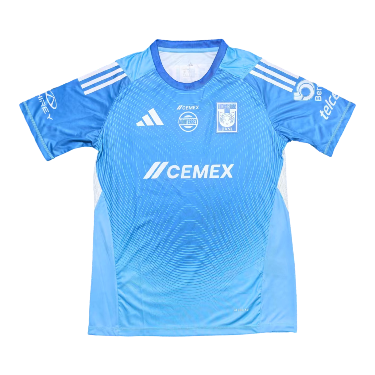 AlphaJersey-Tigres UANL 25-26 Blue Goalkeeper Jersey - Fans Version