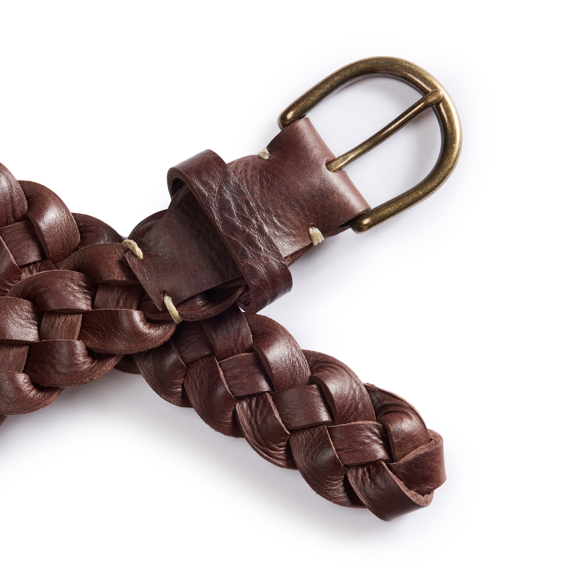 The Braided Belt in Dark Brown | Modern Menswear by yycbvcnbmmnbm