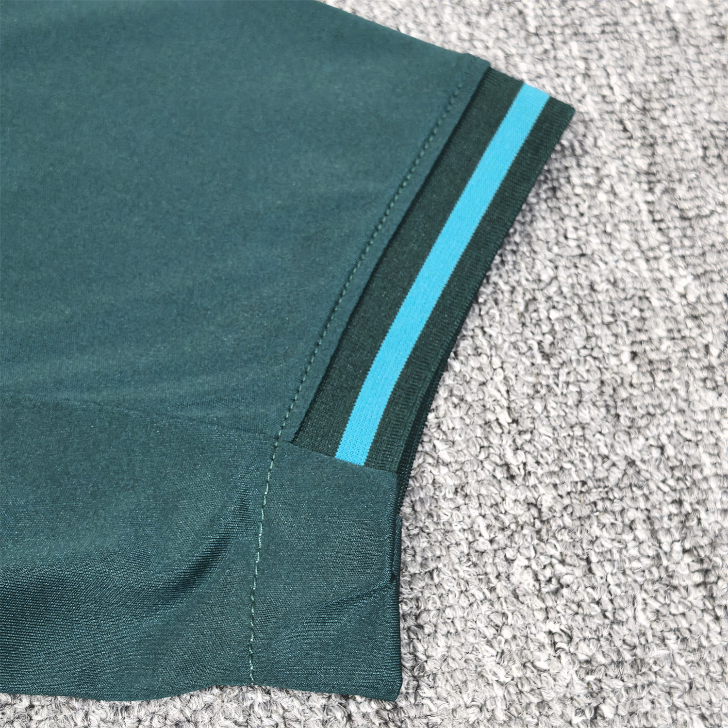 AlphaJersey-Bayern Munich 25-26 Deep Green Blue Lines Special Edition Jersey - Fans Version