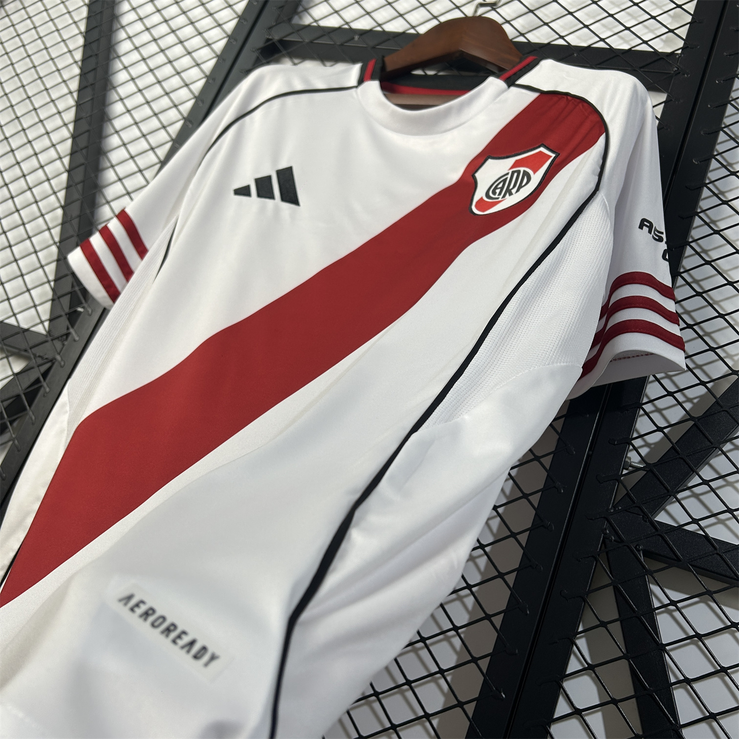 AlphaJersey-River Plate 25-26 Home Unsponsored Jersey - Fans Version
