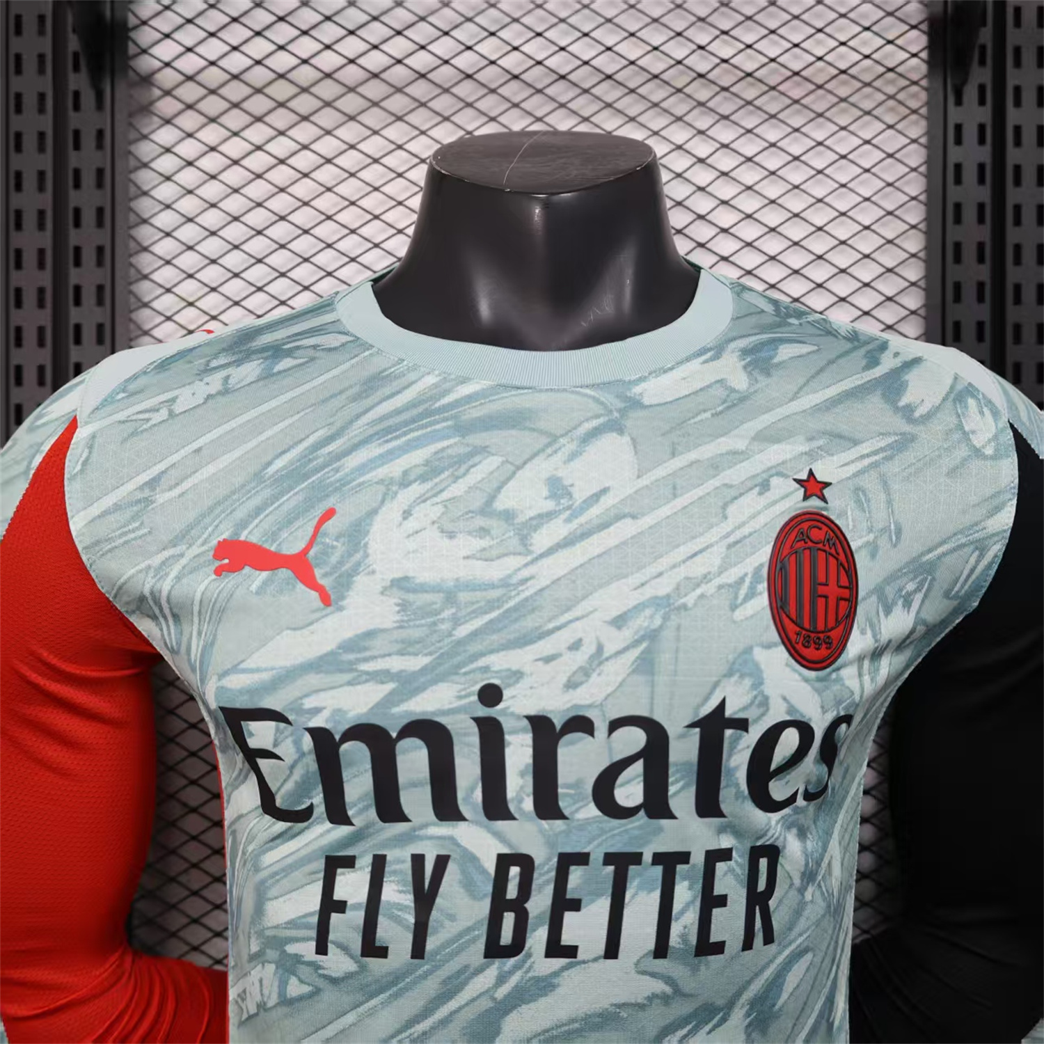 AlphaJersey-AC Milan 25-26 Goalkeeper Home Long Sleeves Jersey - Player Version