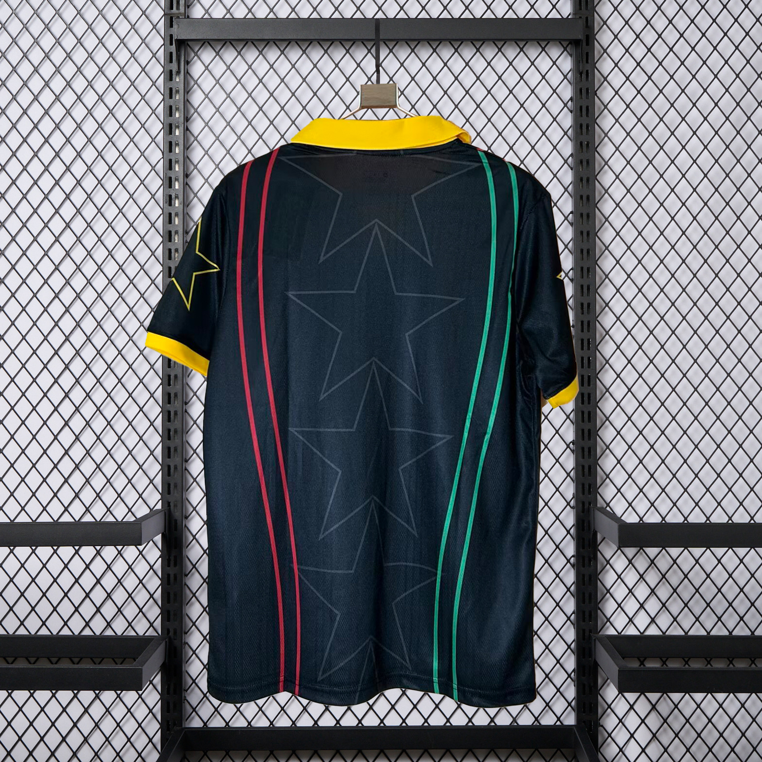 AlphaJersey-Ghana 2026 Yellow Star Black Special Jersey - Fans Version