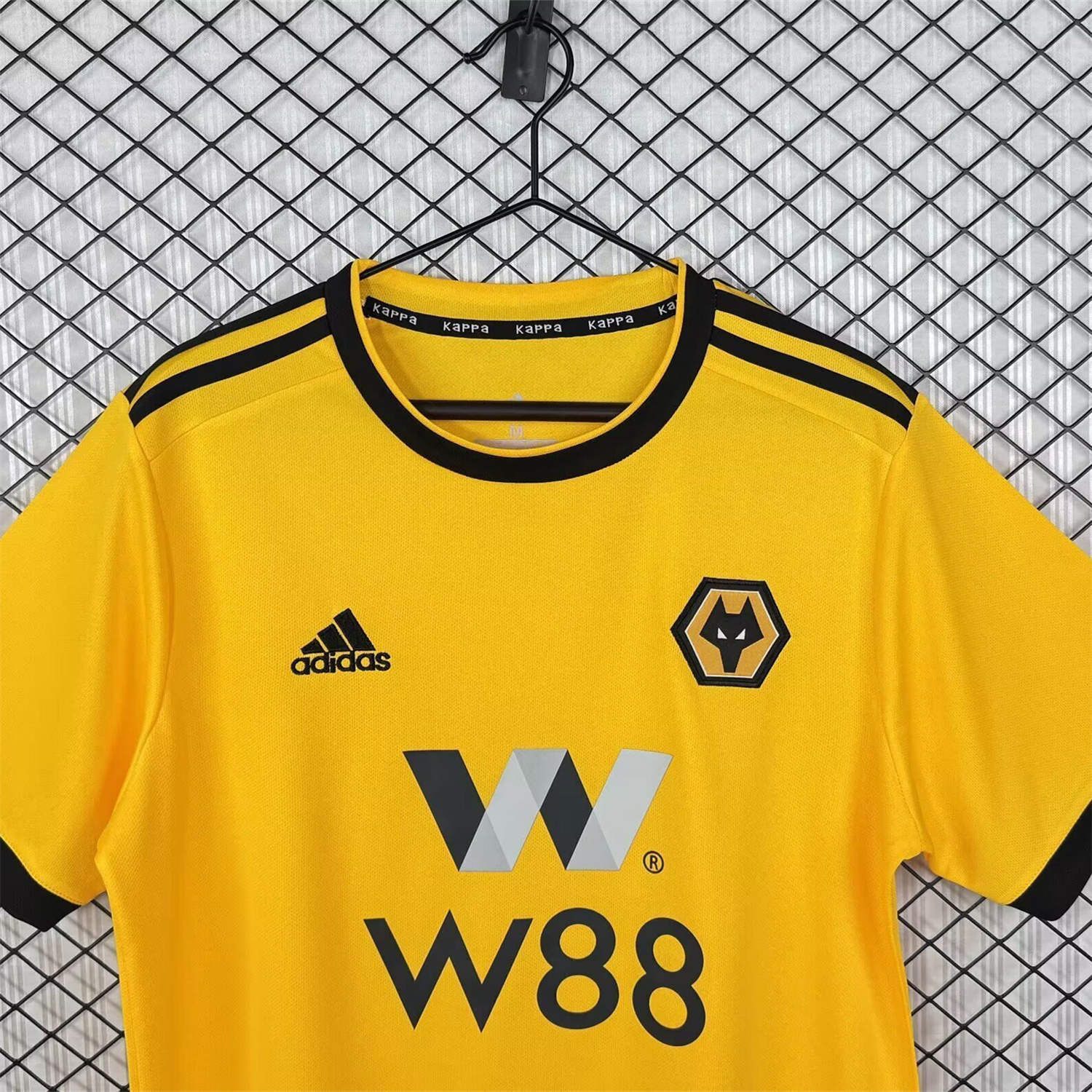 AlphaJersey-Retro Wolverhampton Wanderers Wolves 2018-19 Home Jersey