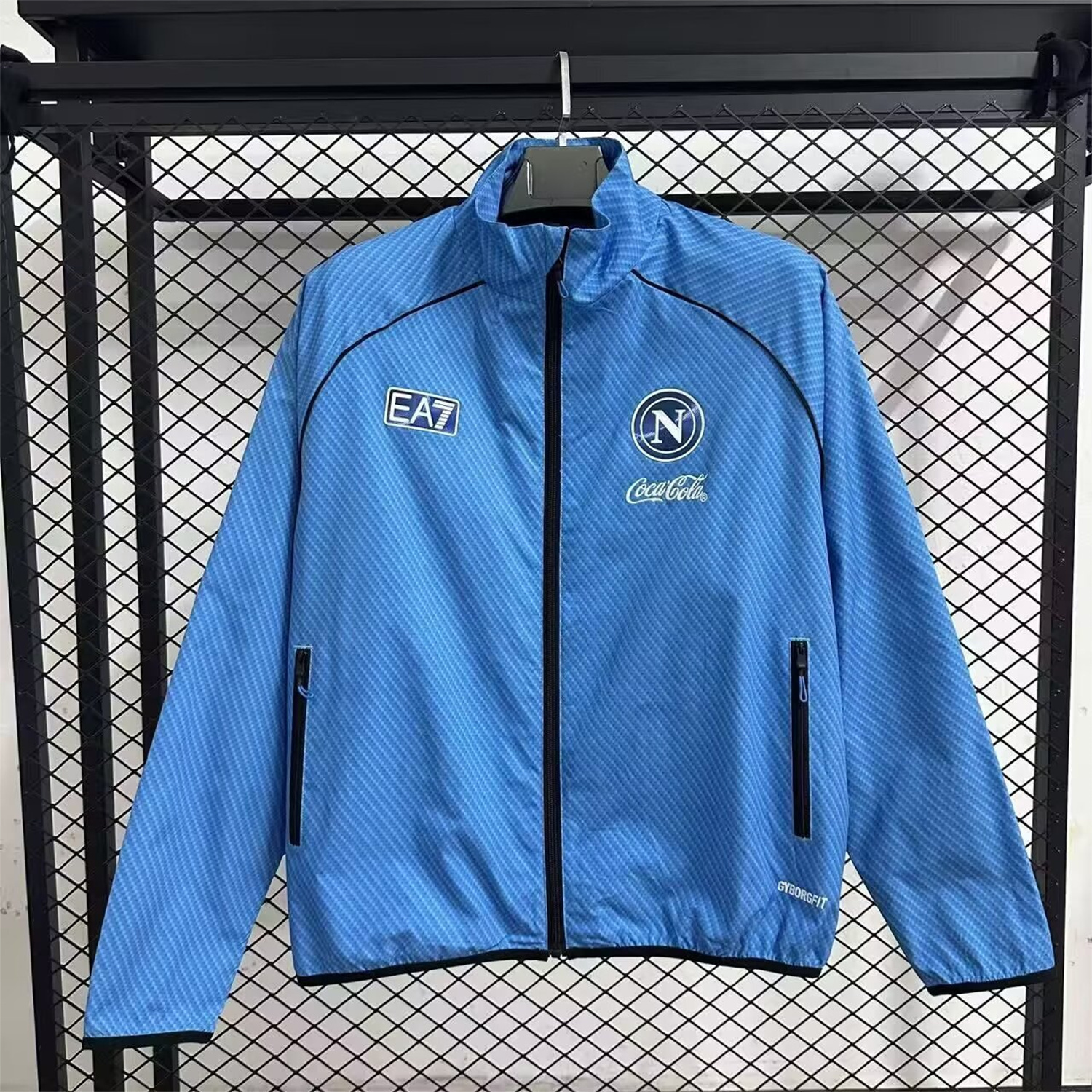 AlphaJersey-Napoli 25-26 Windbreaker Jacket - Blue