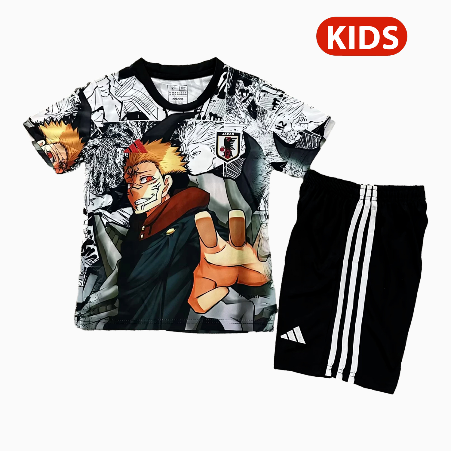 AlphaJersey-Japan 2024 Jujutsu Kaisen Itadori Yuji Special Edition Kids Kit